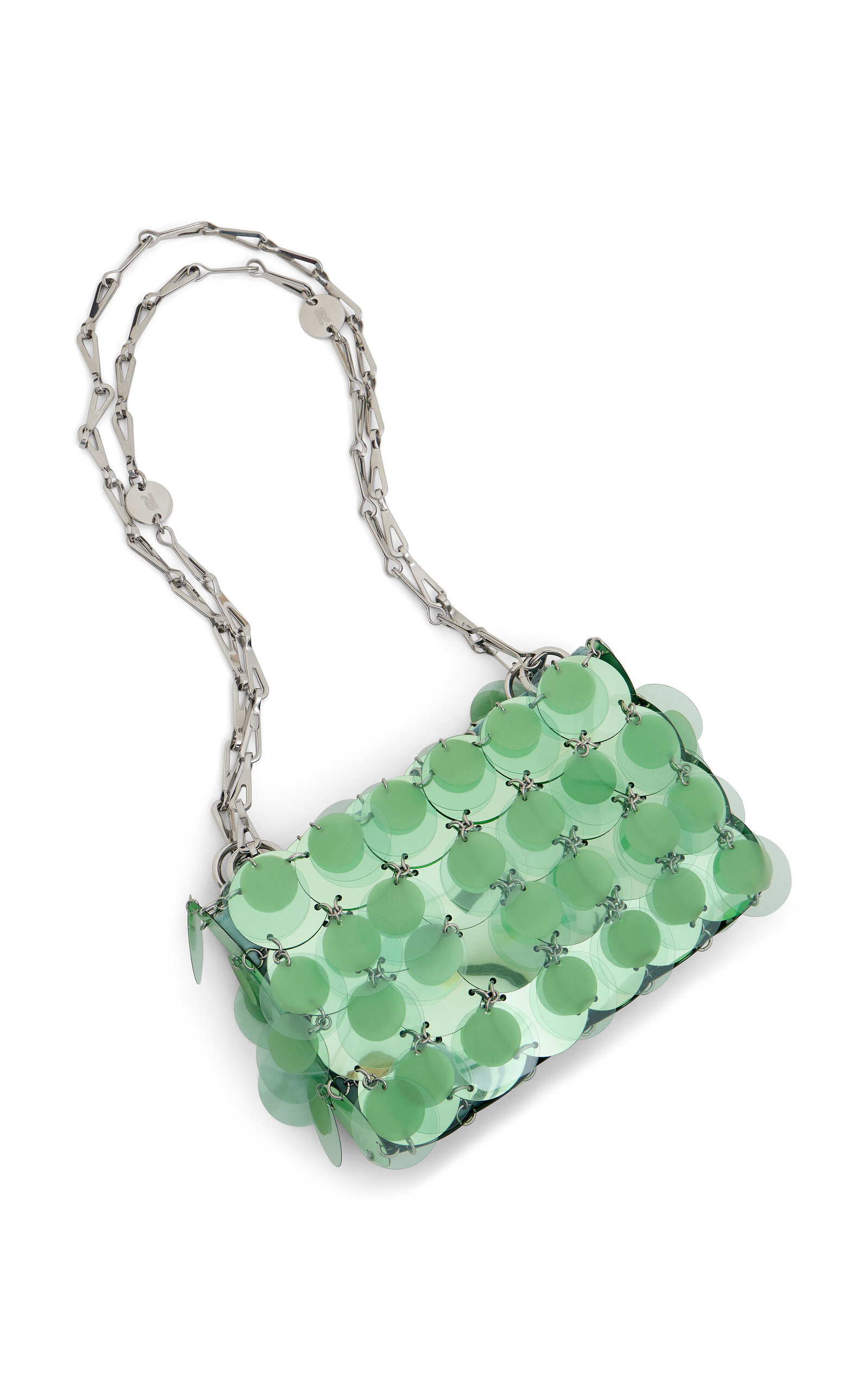 Layered Paillette Shoulder Bag green - 4