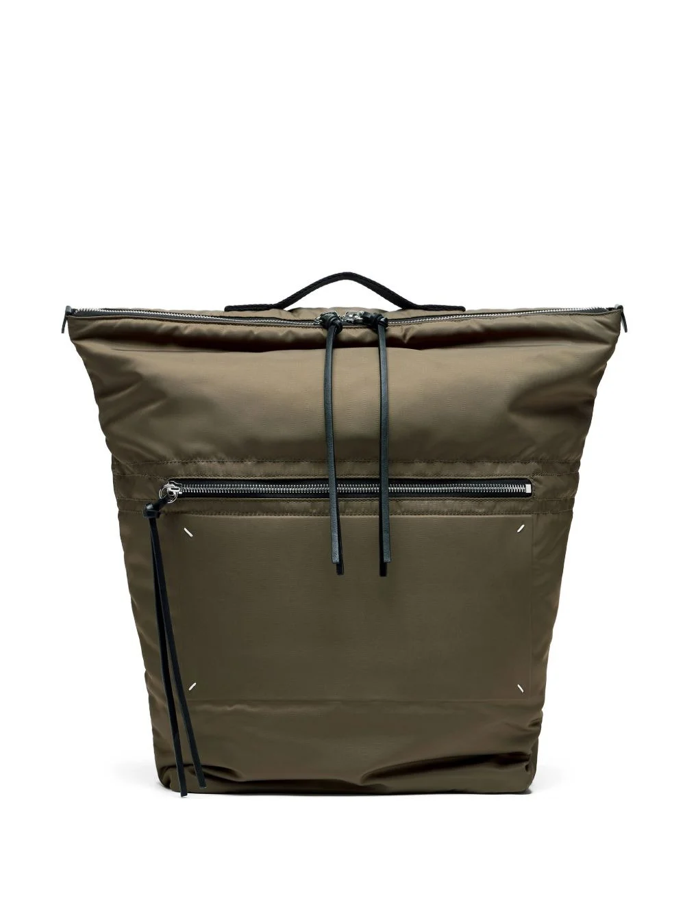 Zip Line four white stitches backpack - 1