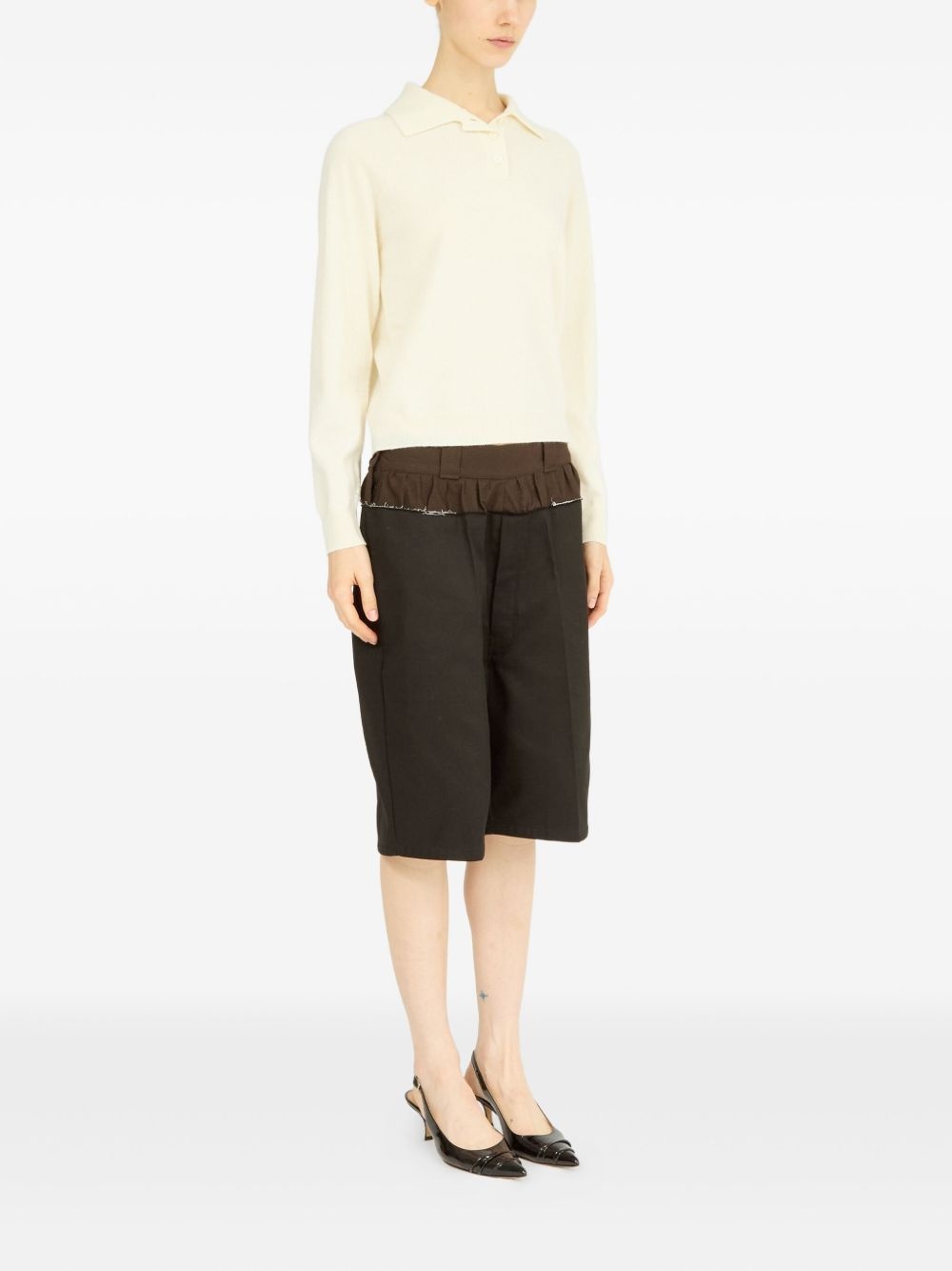 wool polo top - 3