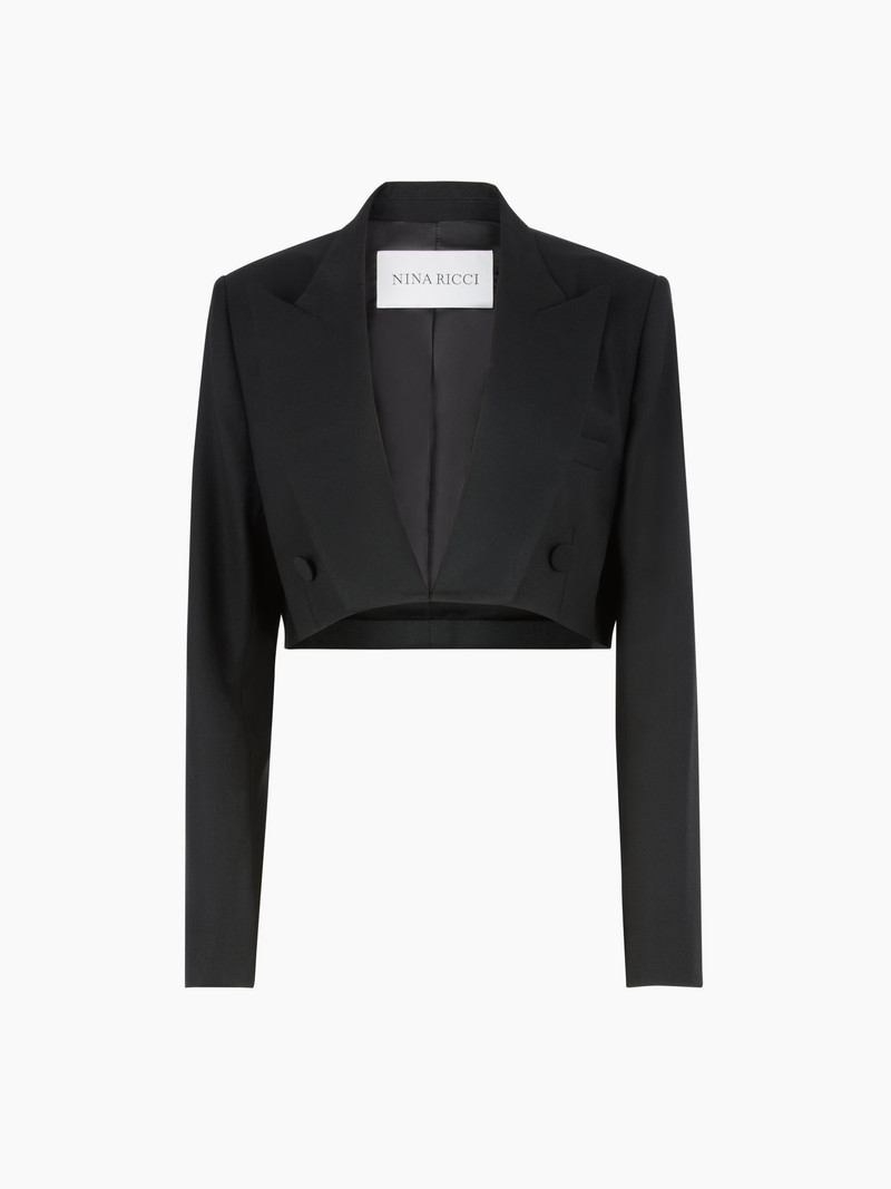 Cropped Wool Blazer 5