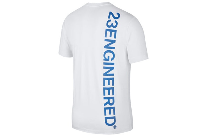 Jordan Air Jordan 23 Engineered Sports Round Neck Short Sleeve White Blue AT8818-101 outlook