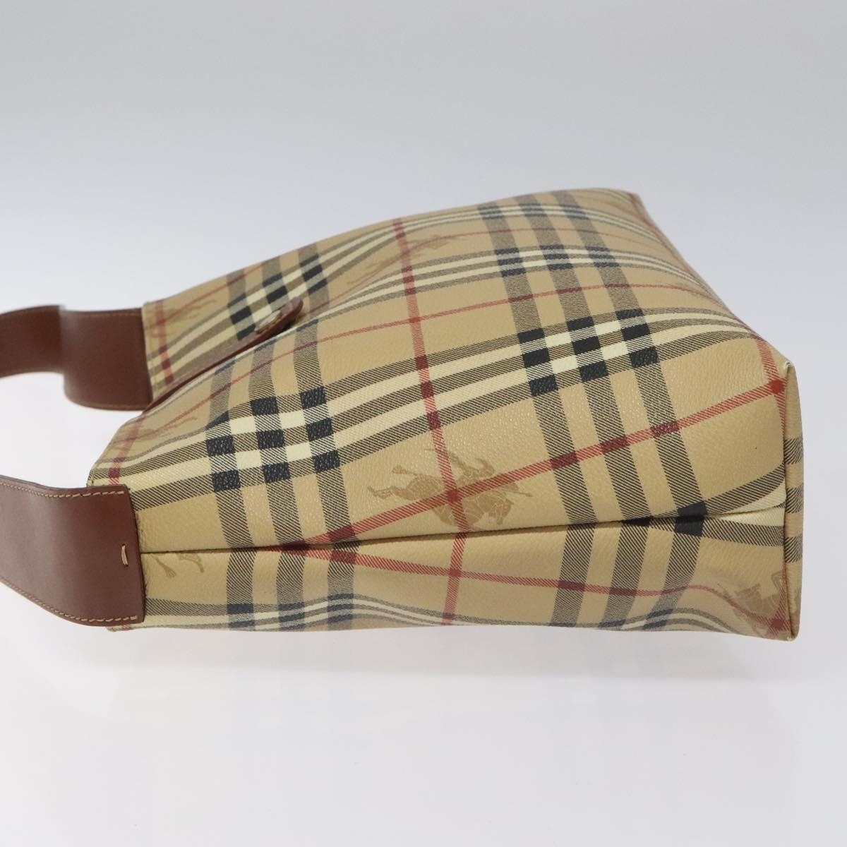 Burberry Nova Check Shoulder Bag Pvc Beige - 4
