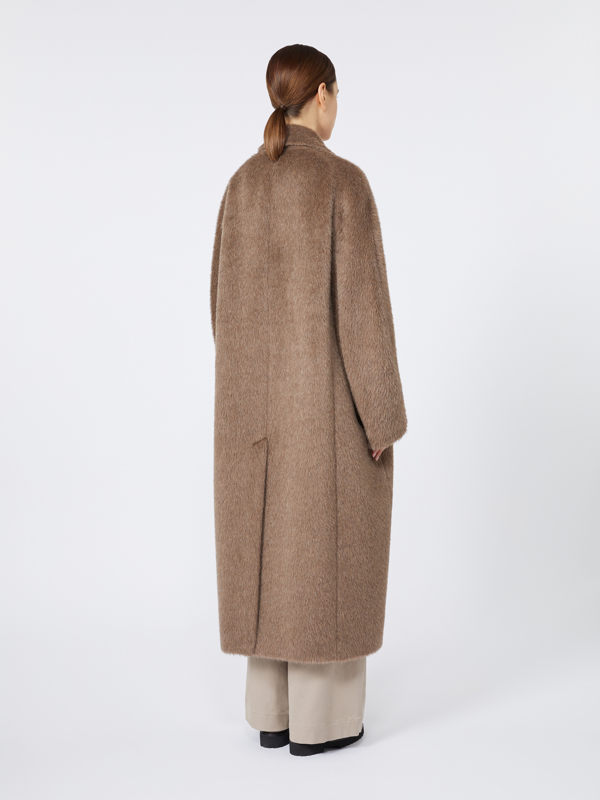 GIORGIA Oversized coat in alpaca, wool and cashmere - 4