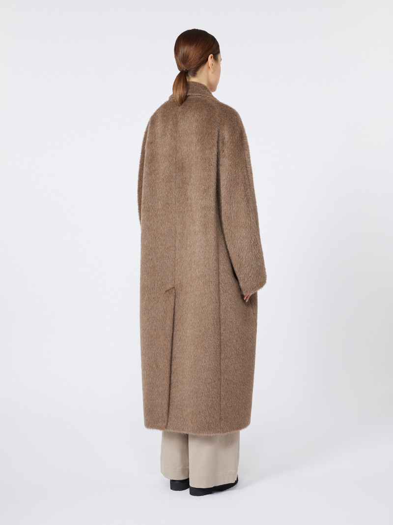 GIORGIA Oversized coat in alpaca, wool and cashmere 4
