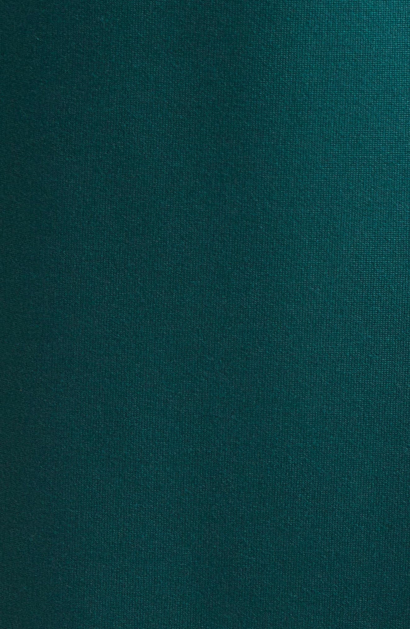 Max Mara Pegno Slim Fit Jersey Ankle Pants in Dark Green at Nordstrom - 7