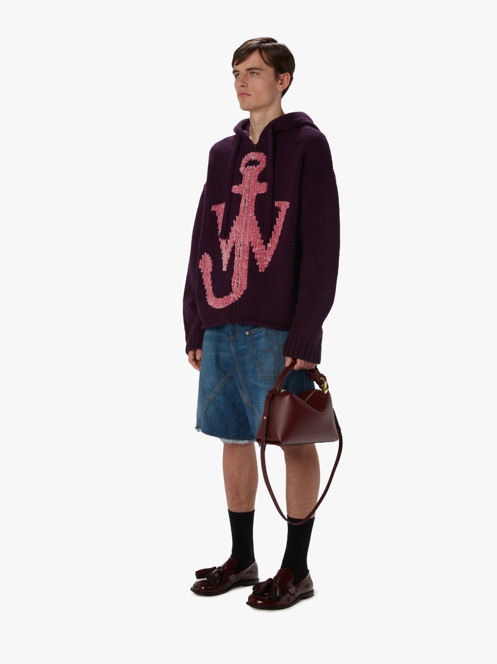 ANCHOR LOGO HOODIE WITH ZIP - 4