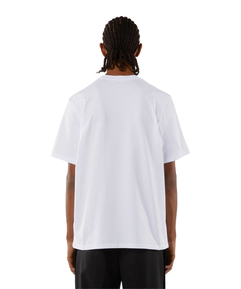 Cotton T-shirt with Box 로고 3