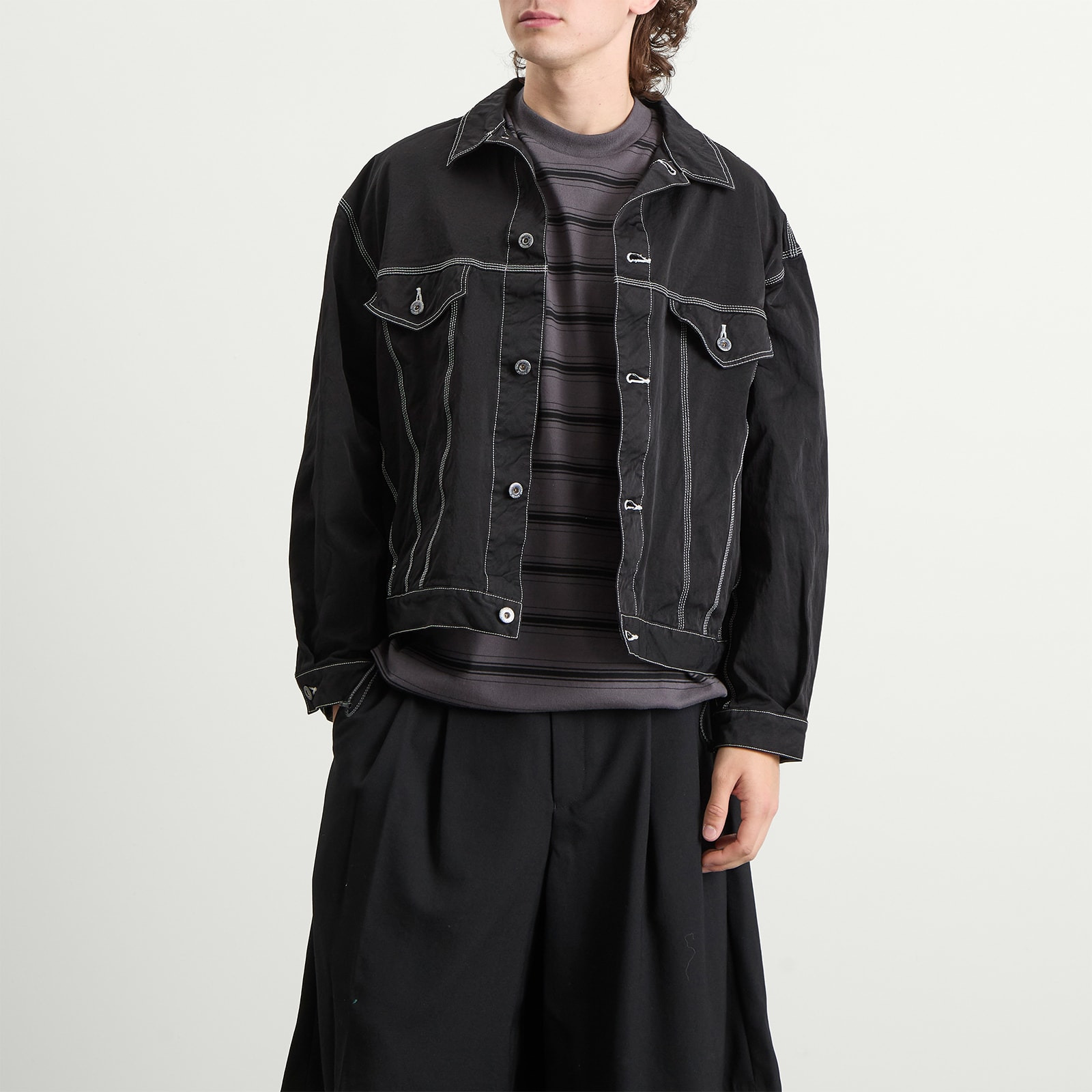 Comme des Garçons Homme Contrast Stitch Jacket - 2