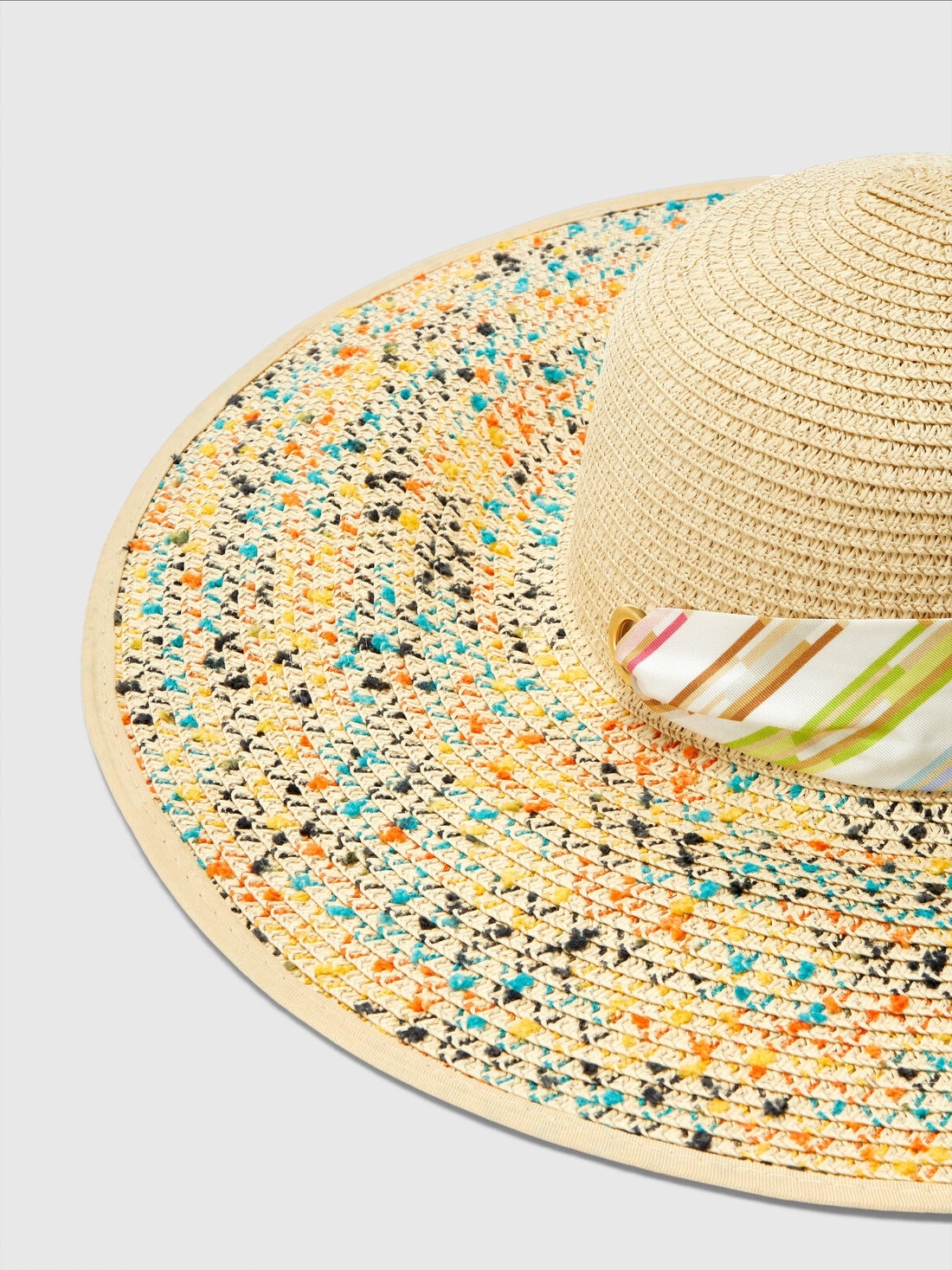 Straw hat with headband - 2