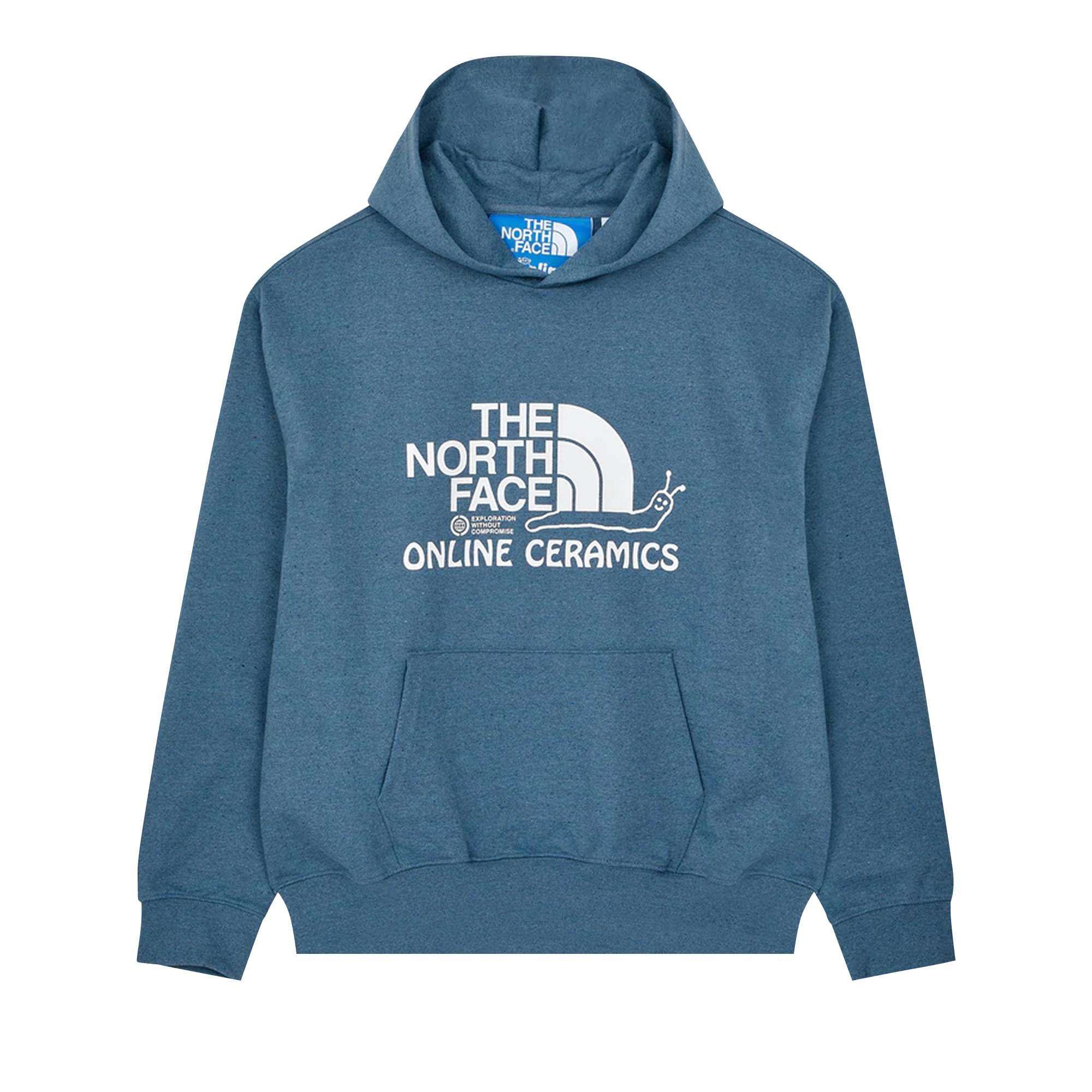 The North Face x Online Ceramics Graphic Hoodie 'Blue Regrind' - 1