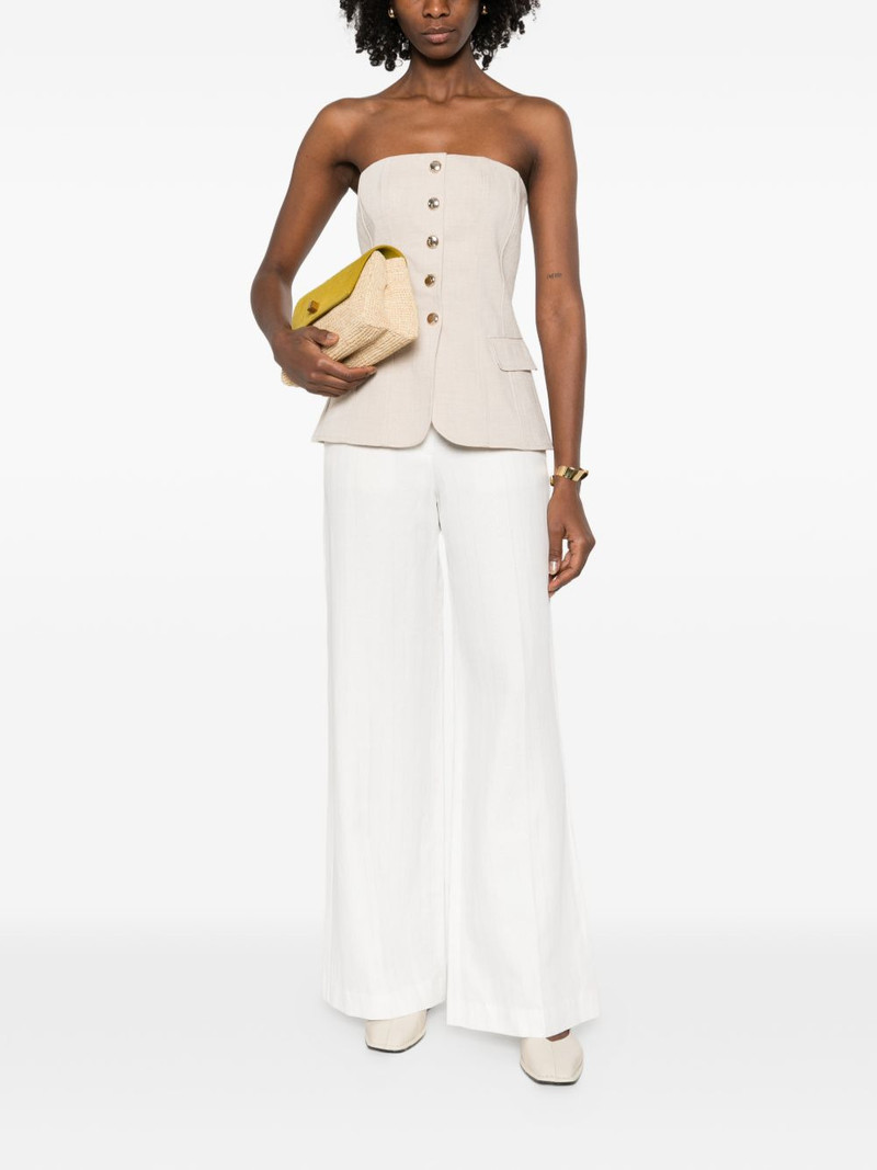 maje pinstripe trousers outlook