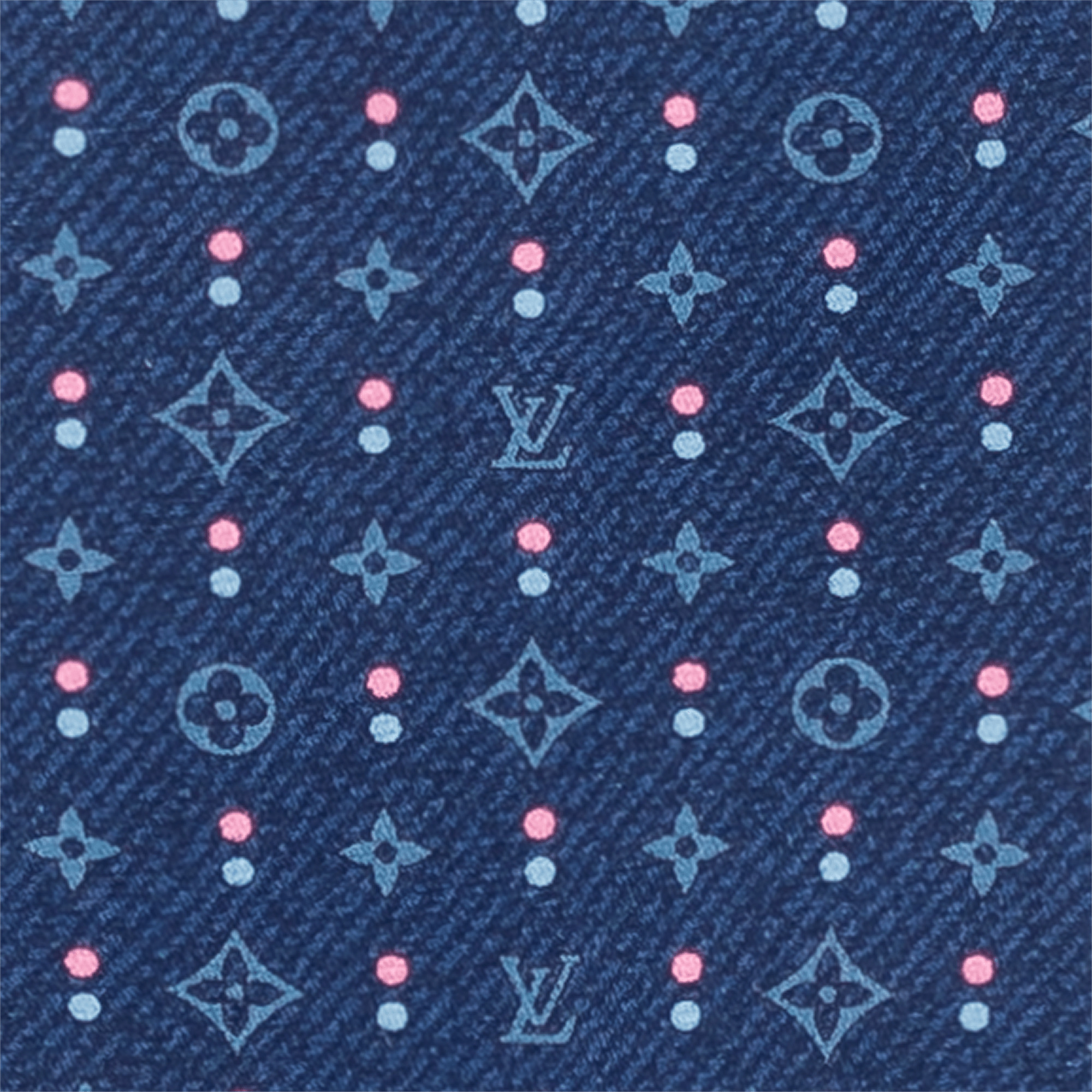 Monogram Double Dots Tie - 2