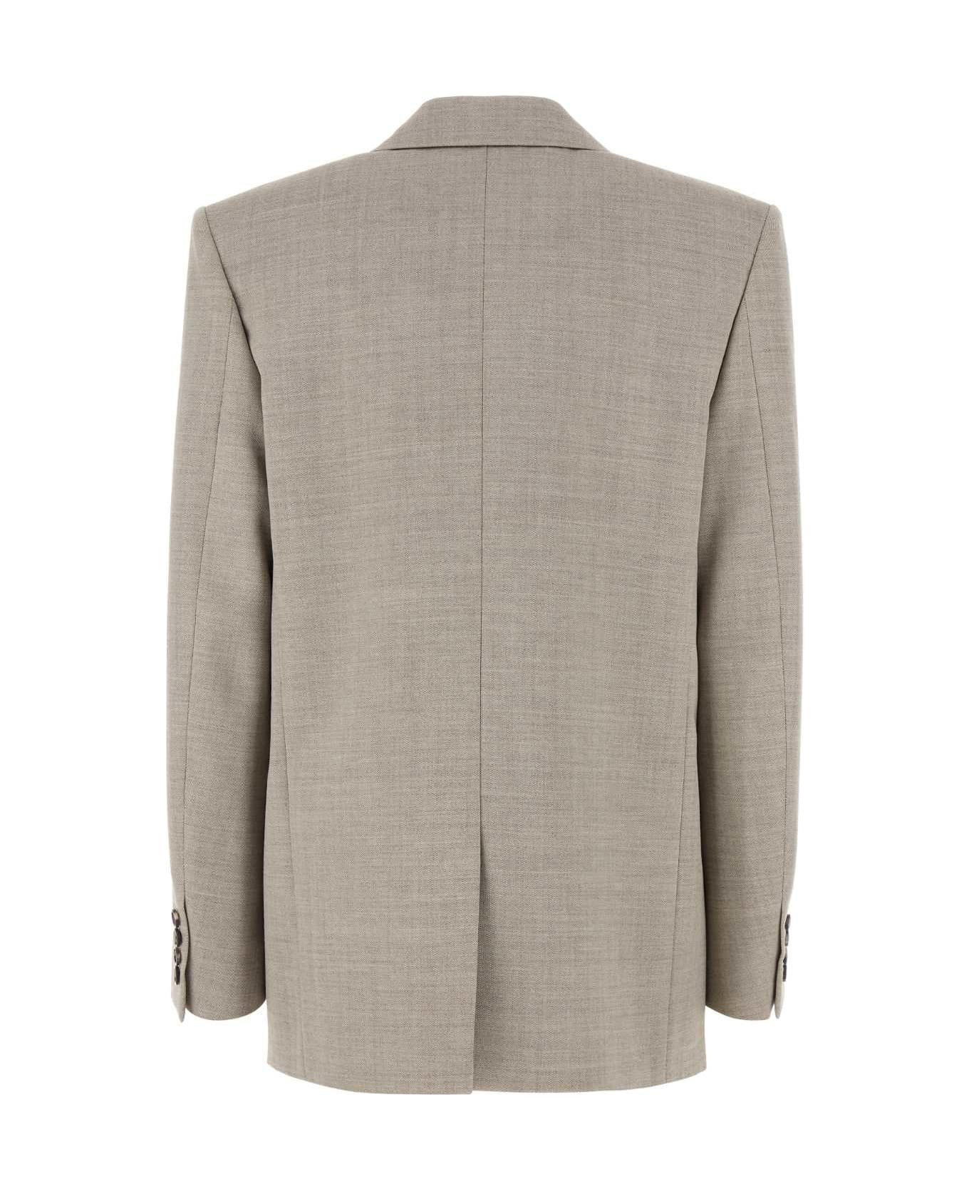 Cappuccino Wool Blazer - 2