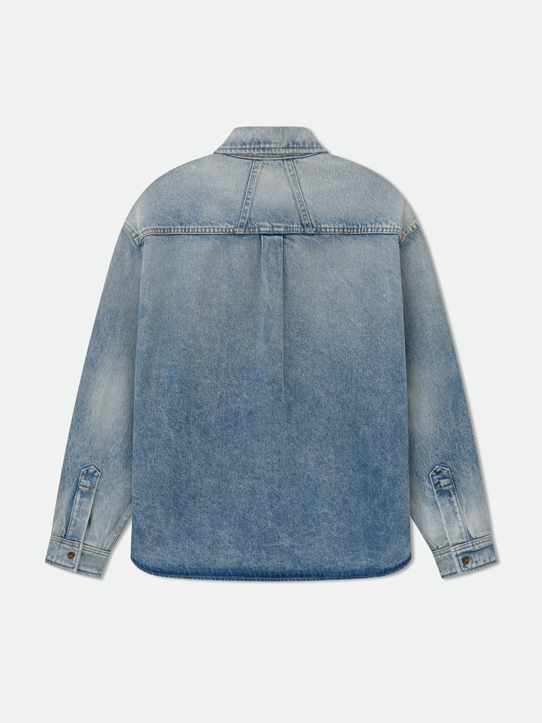 TIRE DENIM OVERSHIRT - 3