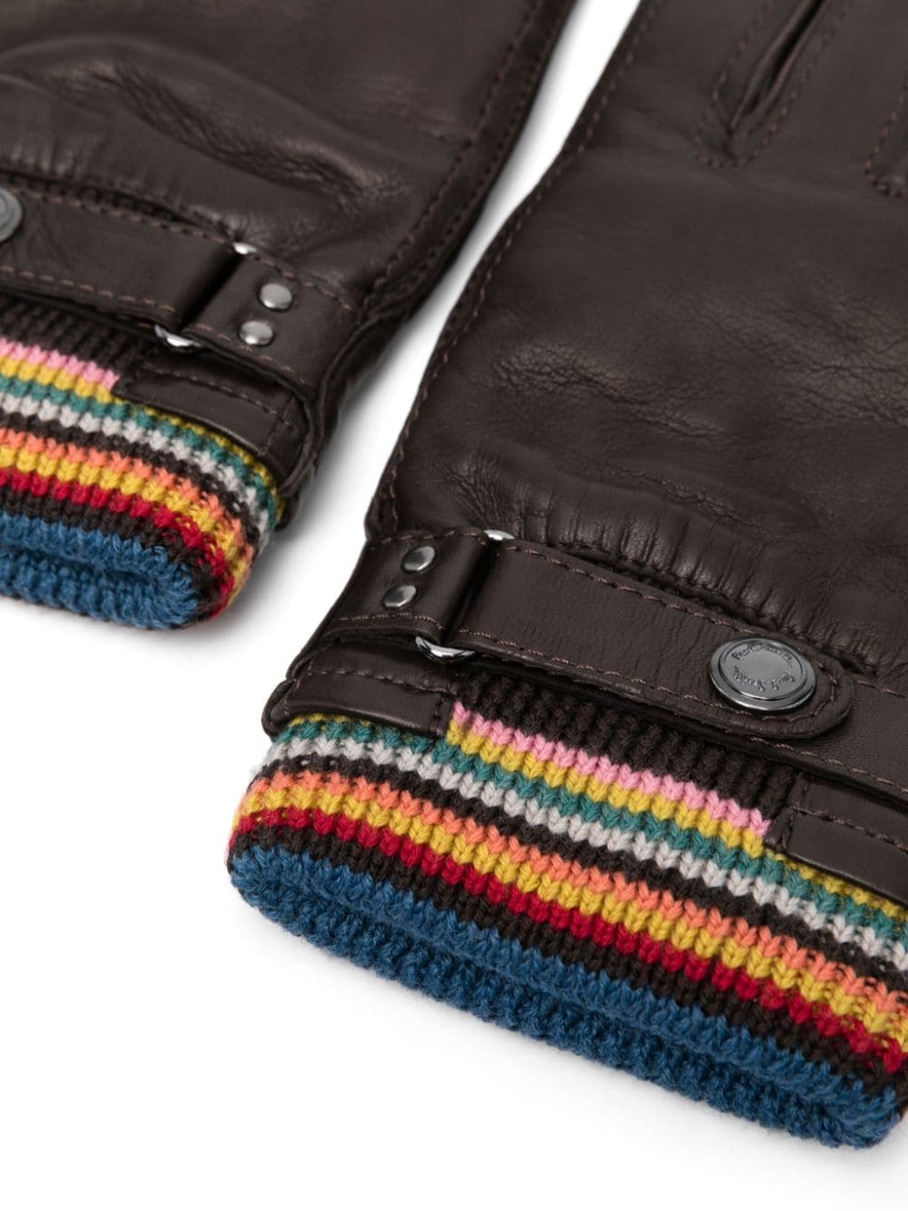 Big Stripe cuff gloves - 2