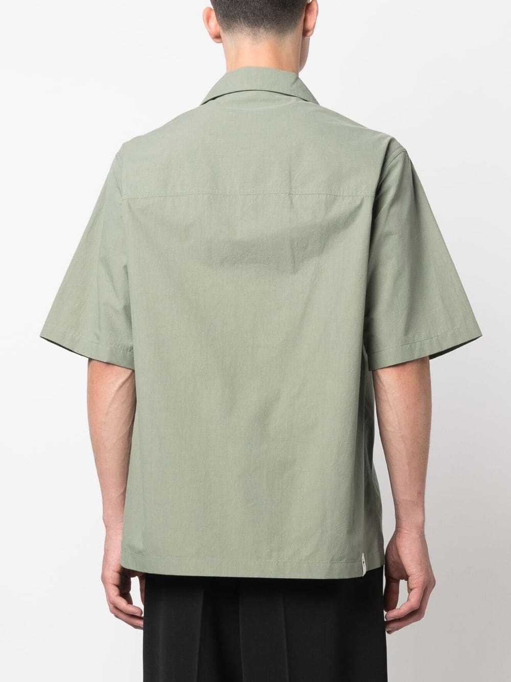 short-sleeve cotton shirt - 4