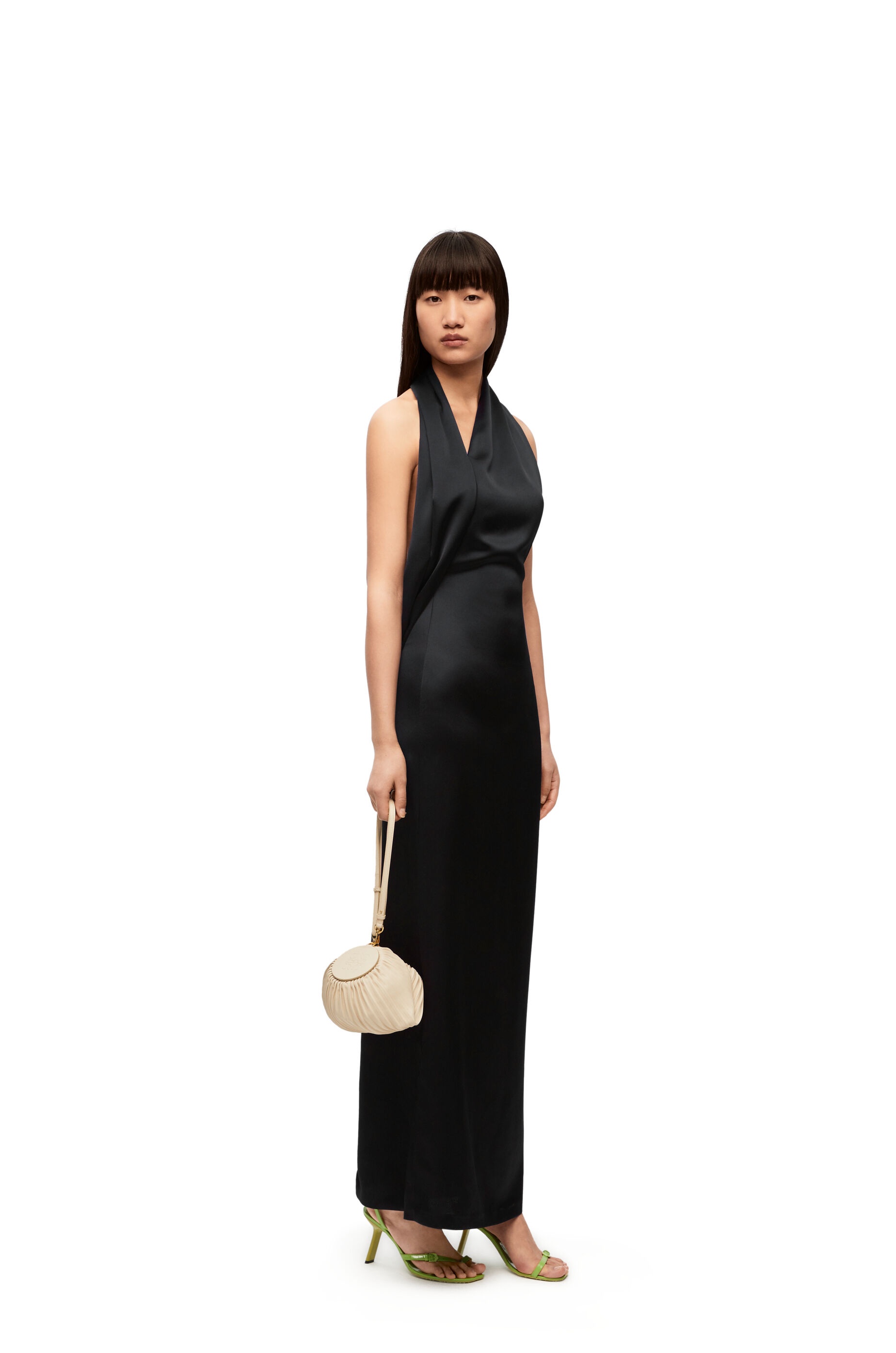 Loewe Scarf dress in technical satin | REVERSIBLE