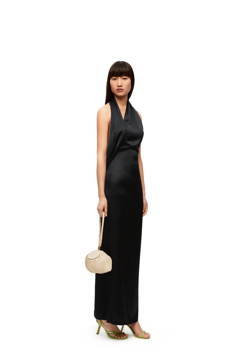 Loewe Scarf dress in technical satin outlook