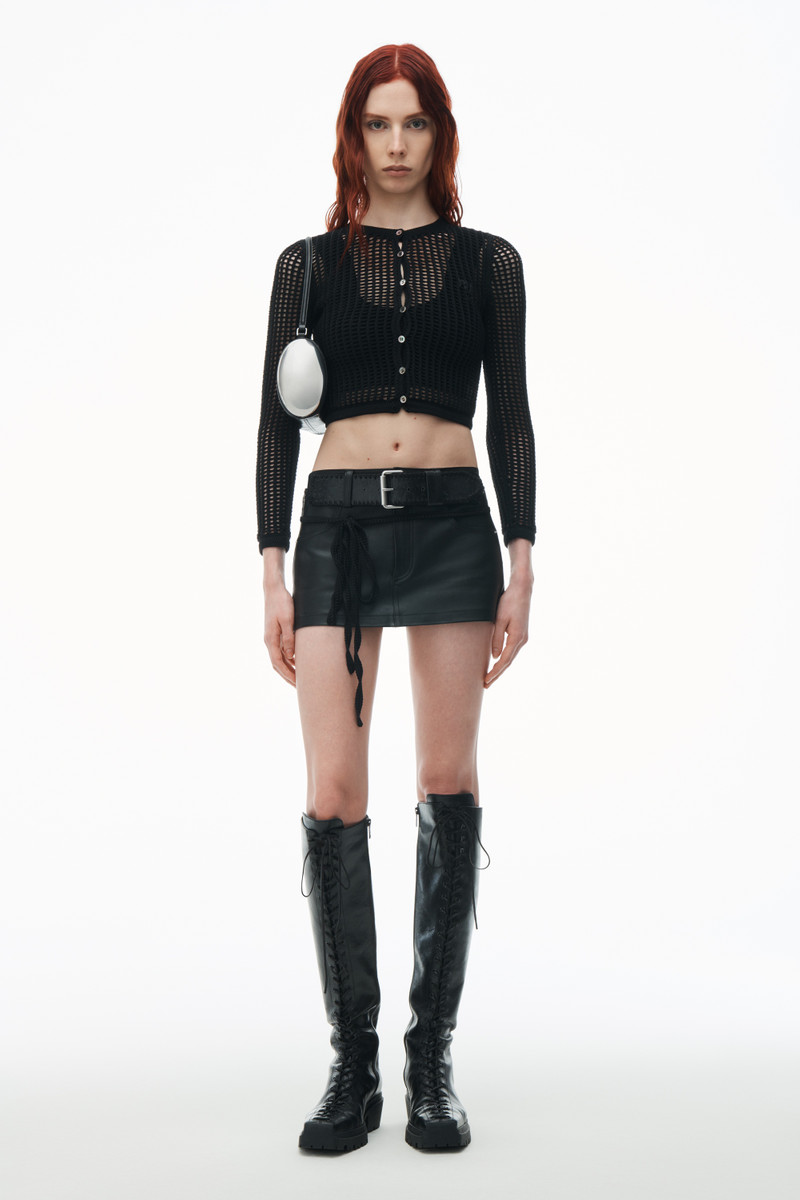 Cropped Logo Cardigan 6