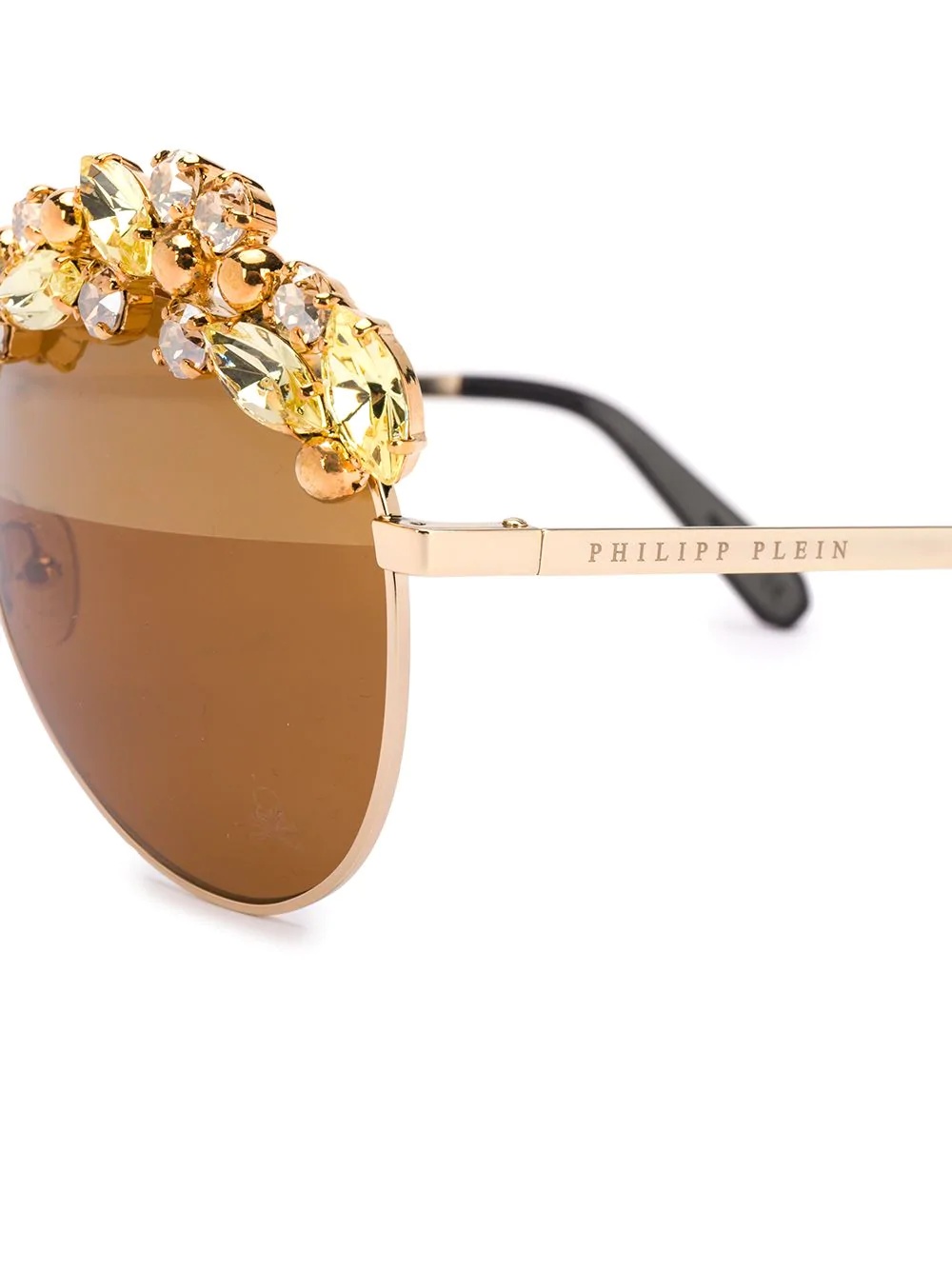 Sunshine embellished aviator sunglasses - 3