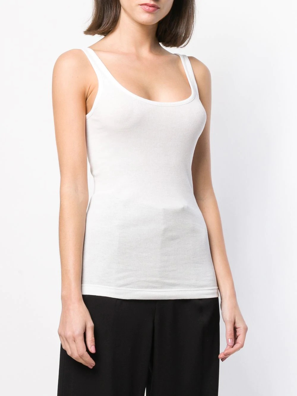 ribbed knit vest - 3