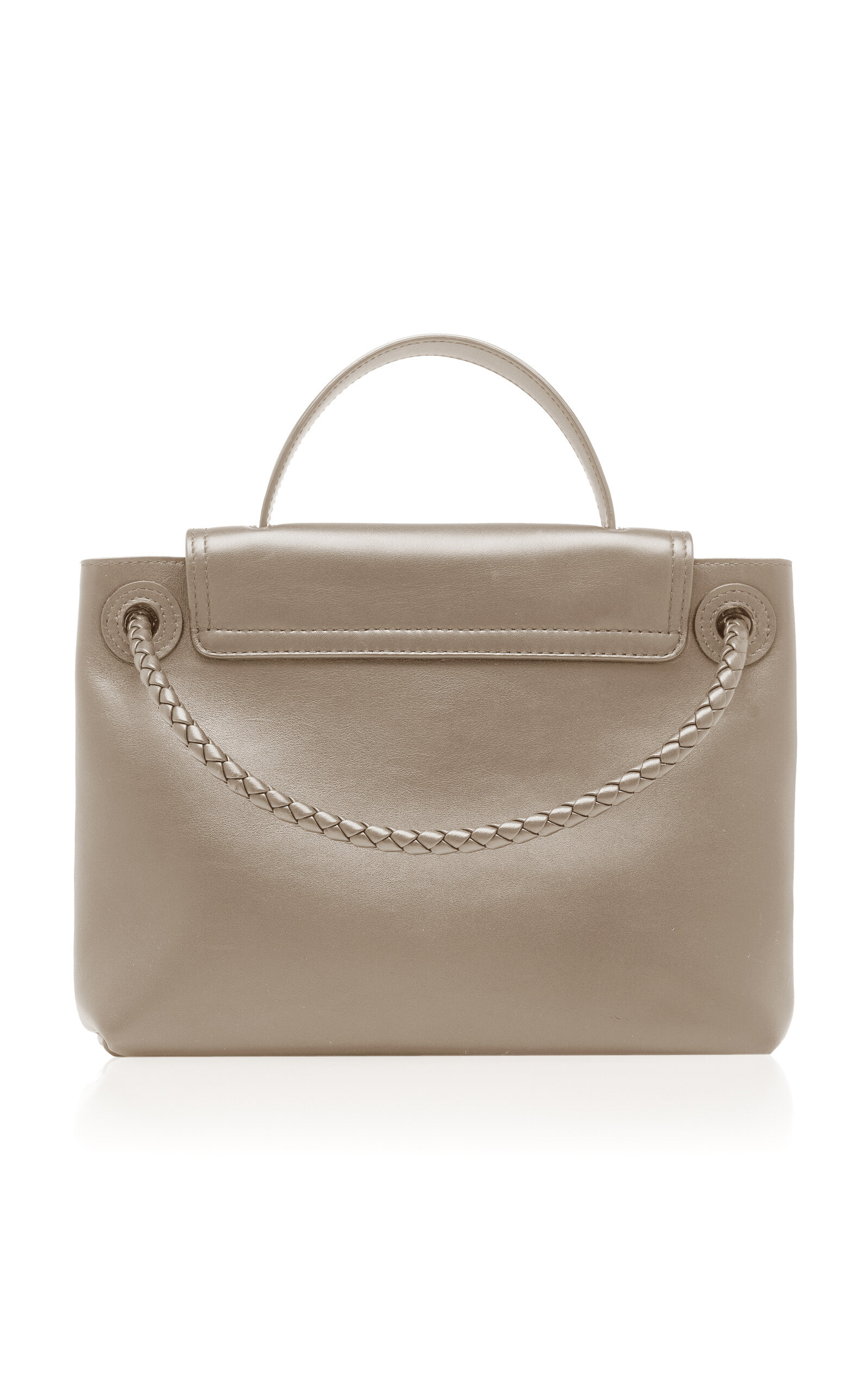 Small Ciao Ciao Leather Top Handle Bag grey - 5