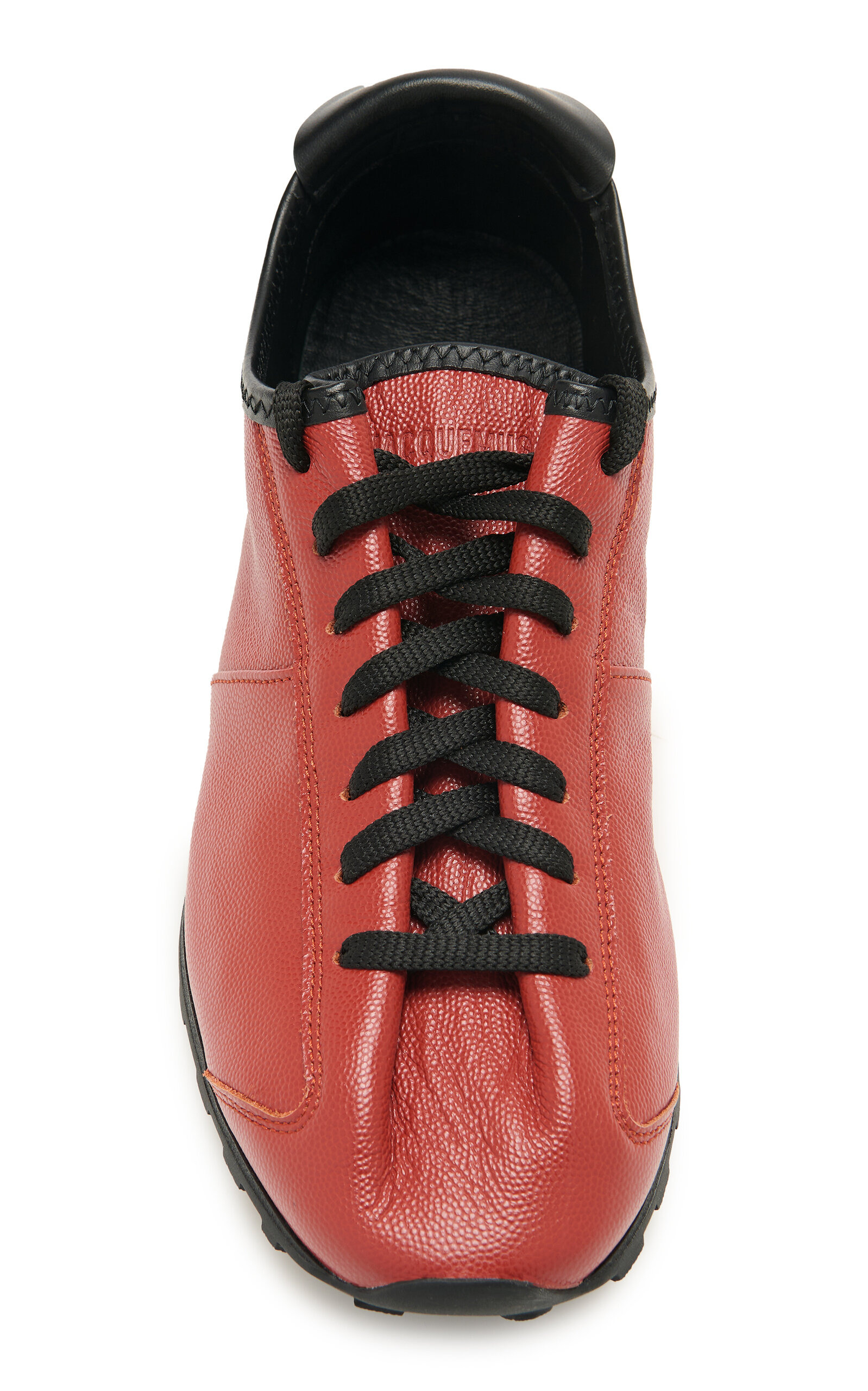 The Tennis Leather Sneakers red - 3