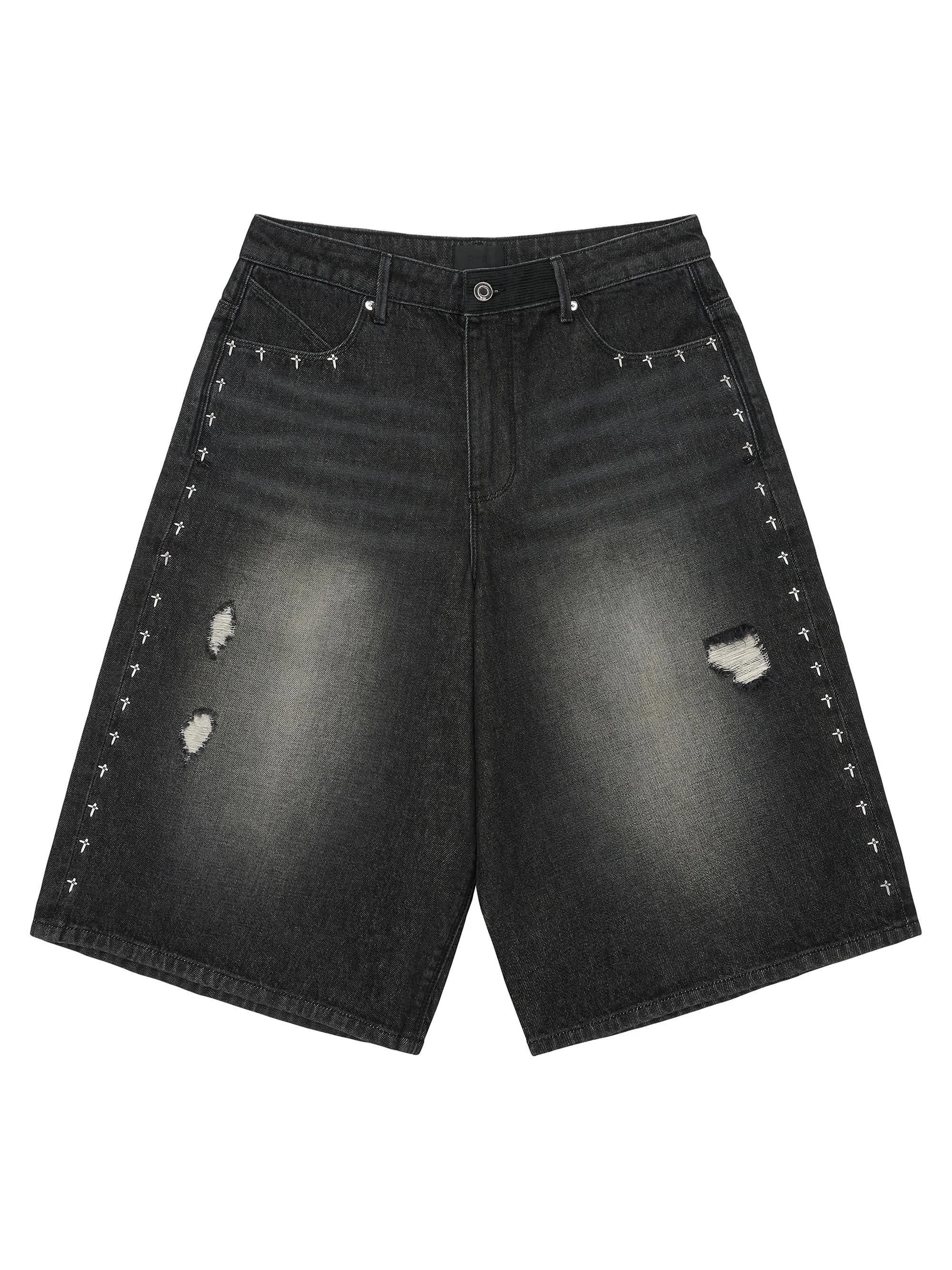 Men's Chaparral Gustavo Denim Bermuda Shorts - Noir - 1