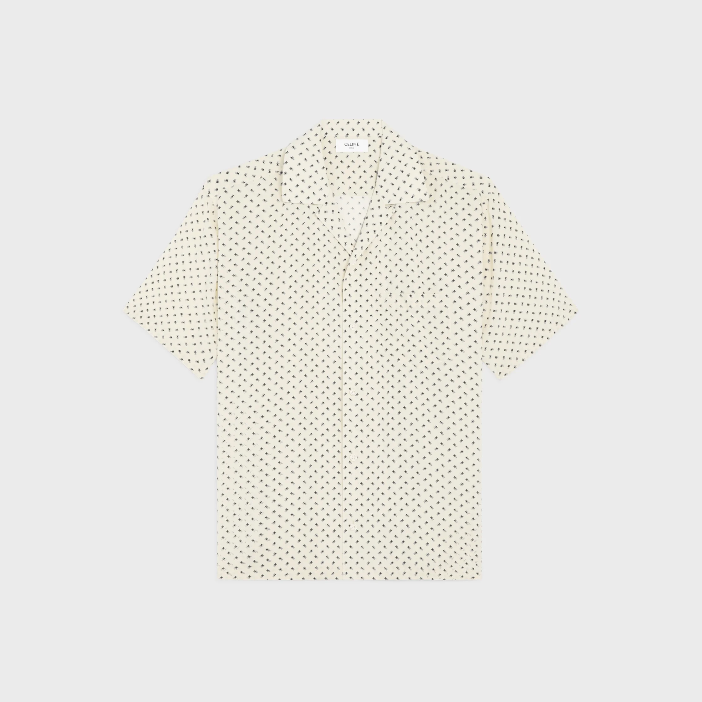 bowling shirt IN MICRO TRIOMPHE PRINT VISCOSE - 1