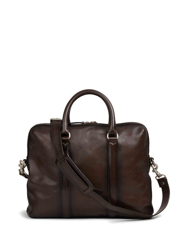 OFFICINE CREATIVE Quentin leather briefcase bag outlook
