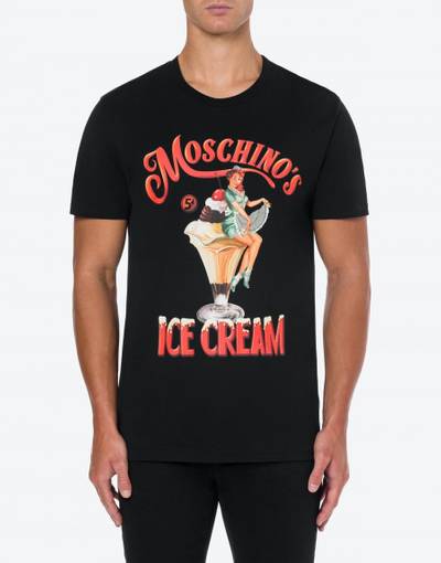 Moschino MOSCHINO'S ICE CREAM ORGANIC JERSEY T-SHIRT outlook