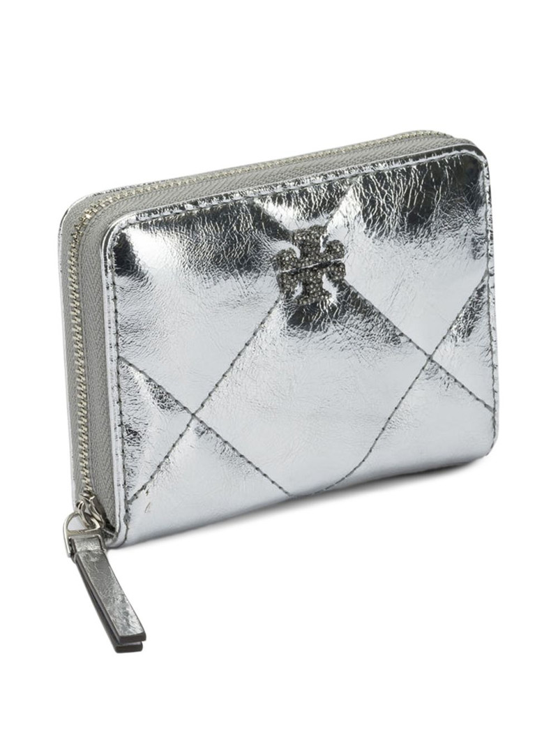 Kira Diamond Quilt Metallic wallet 3