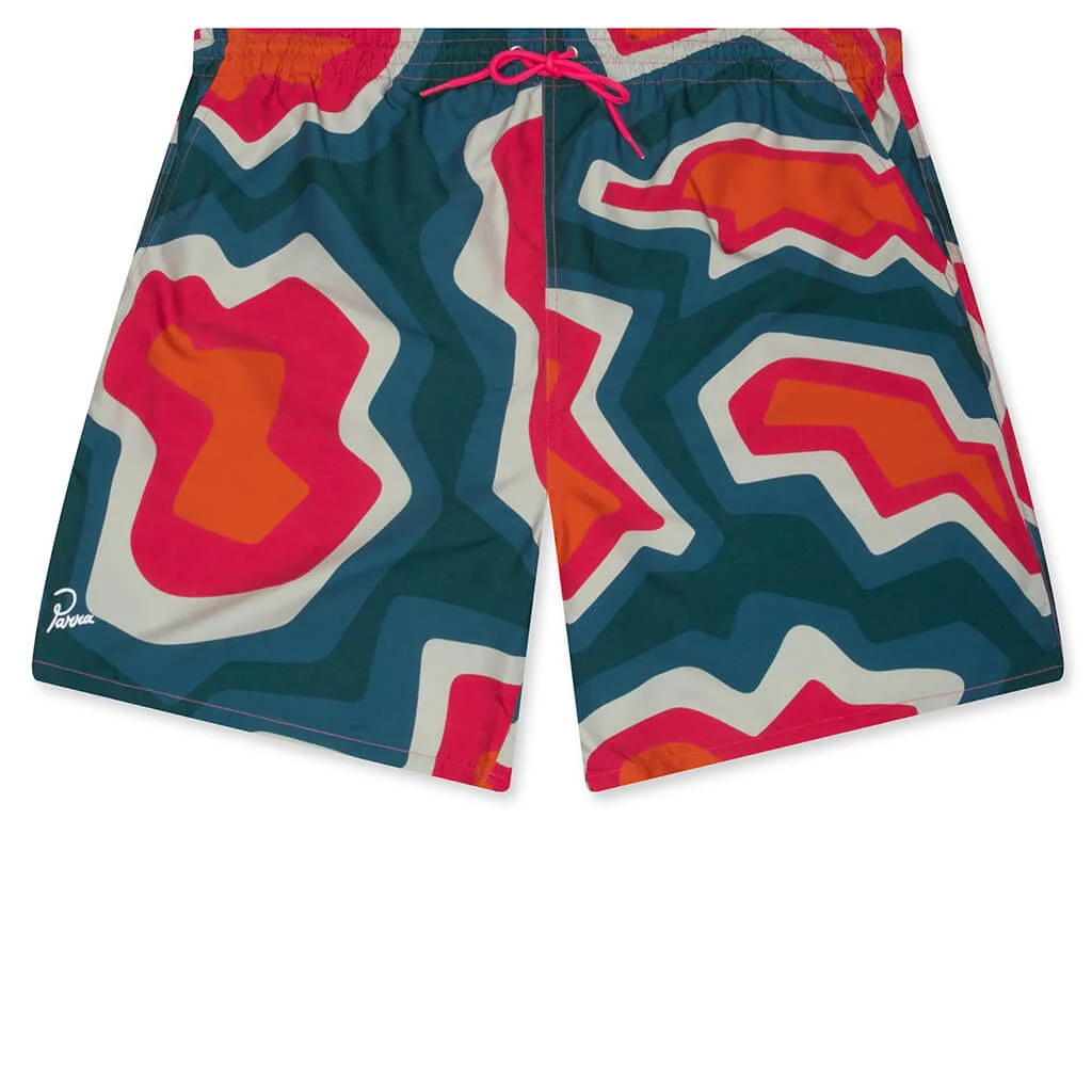 GEM STONES SWIM SHORTS - PINK - 1