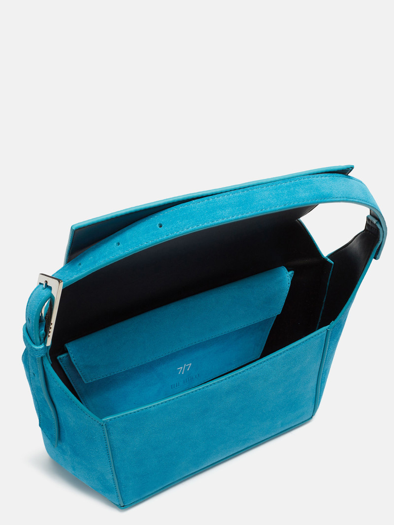 ''7/7'' TURQUOISE SHOULDER BAG 4