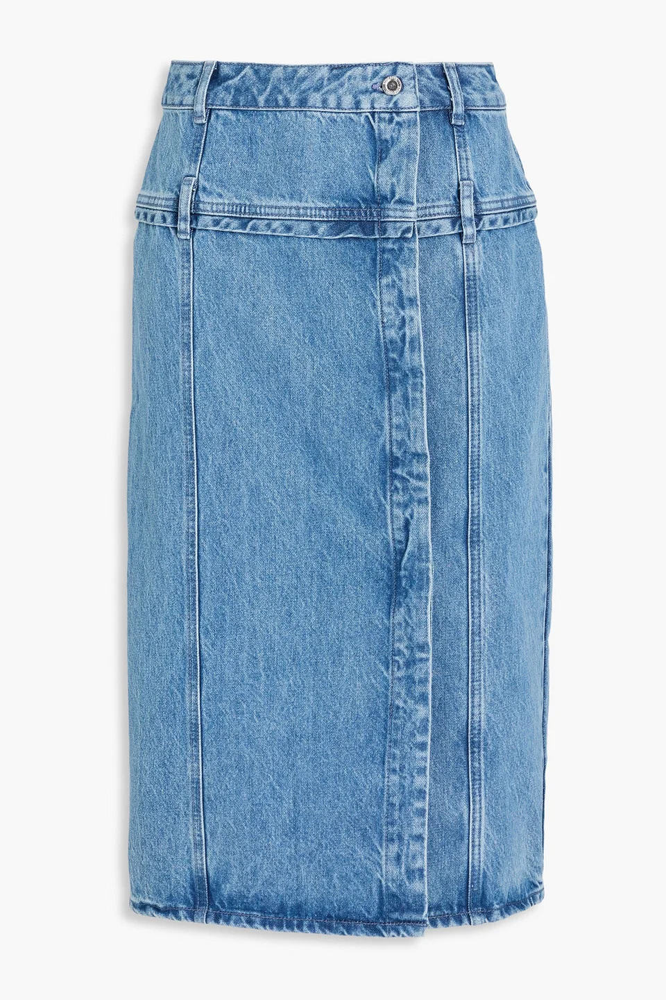 Denim midi skirt - 1