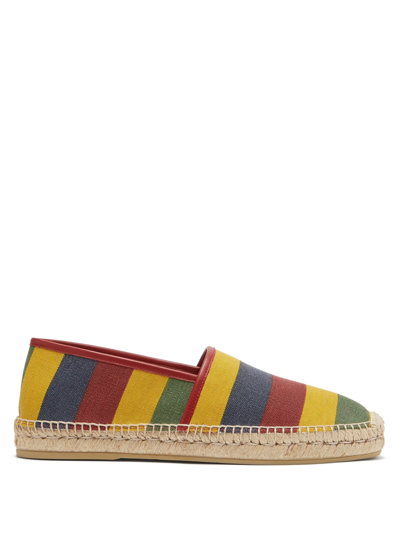 Baiadera-striped canvas espadrilles - 1