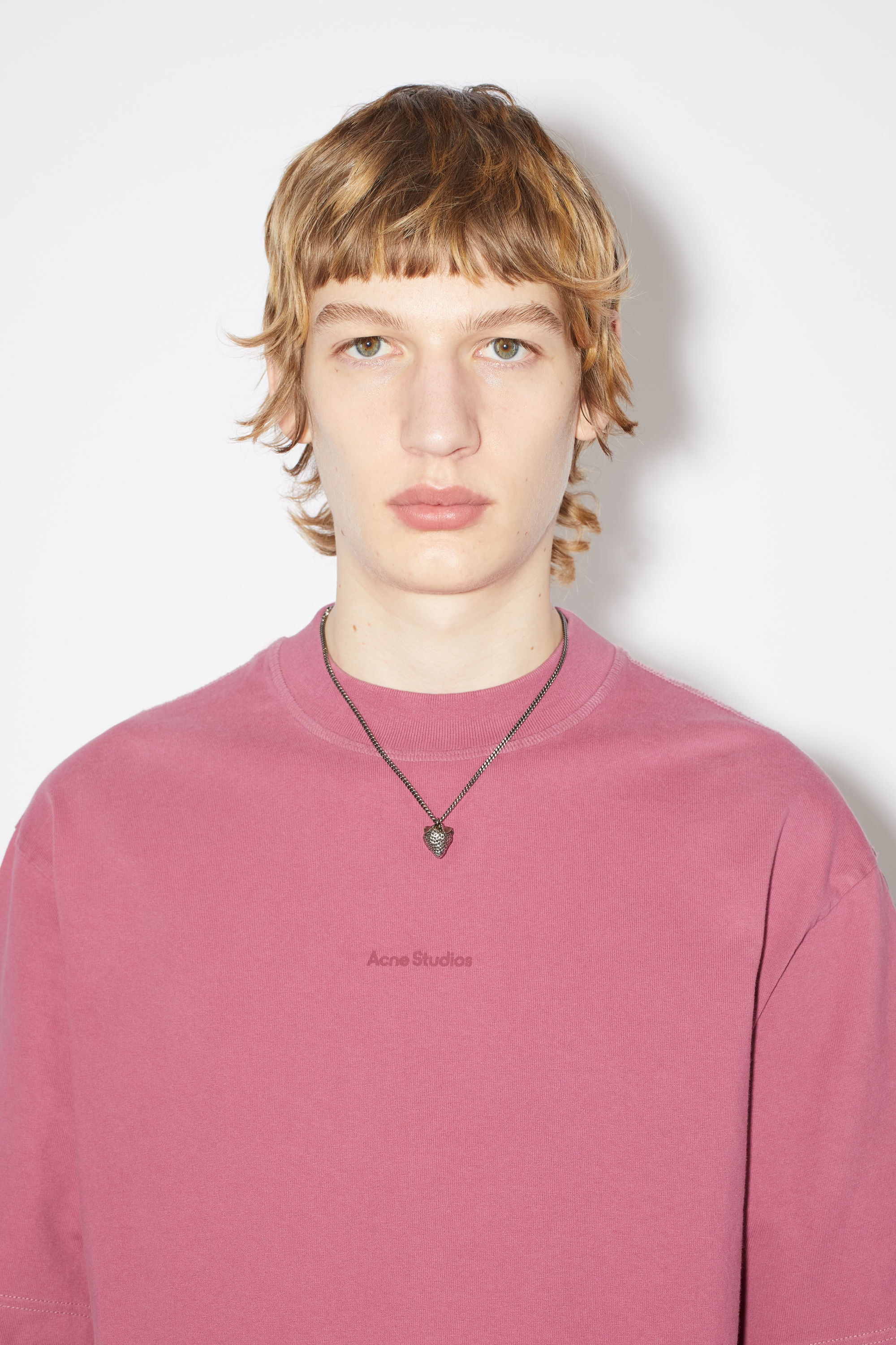 Logo t-shirt - Old pink - 4
