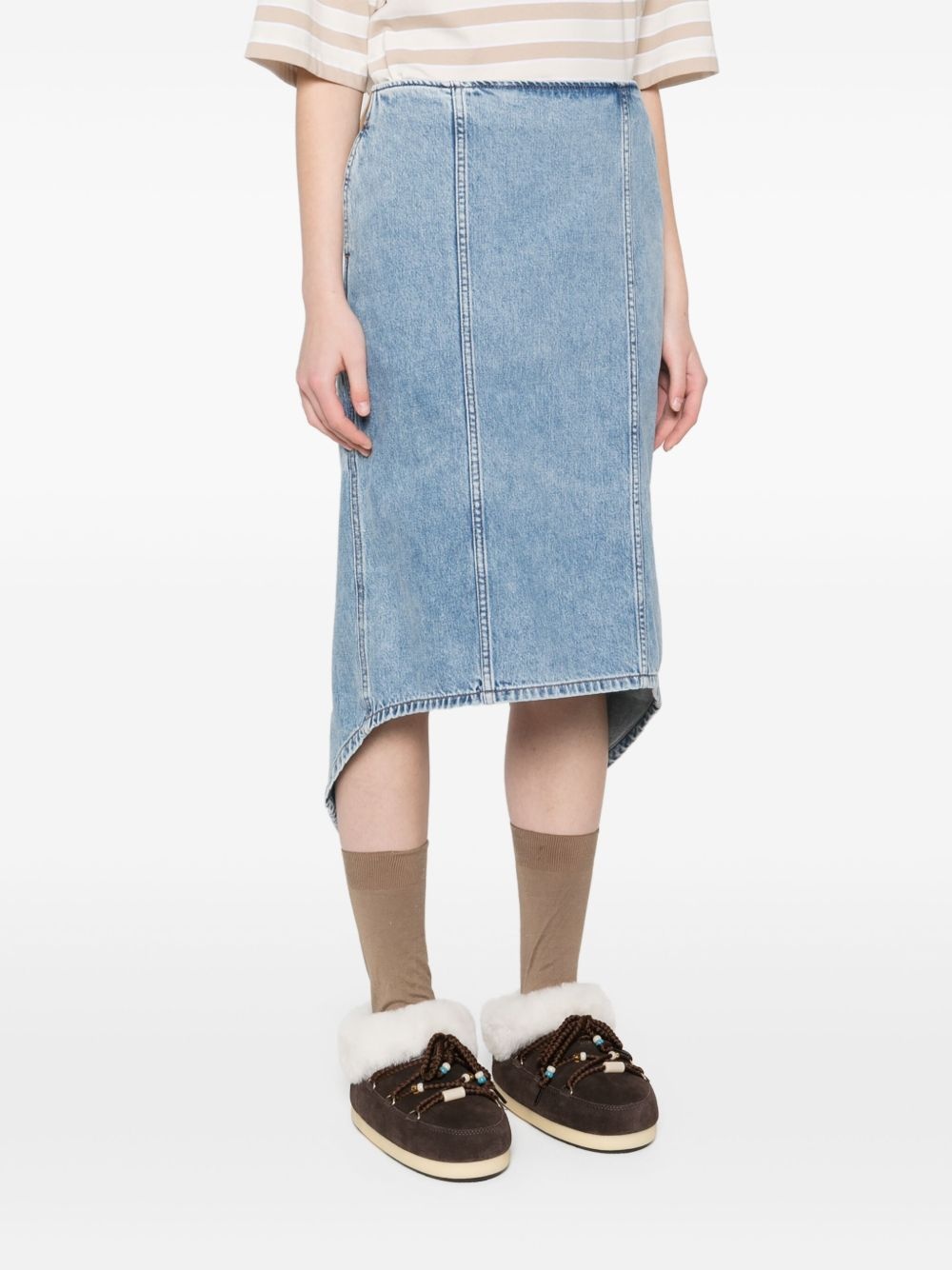 layered midi skirt - 3