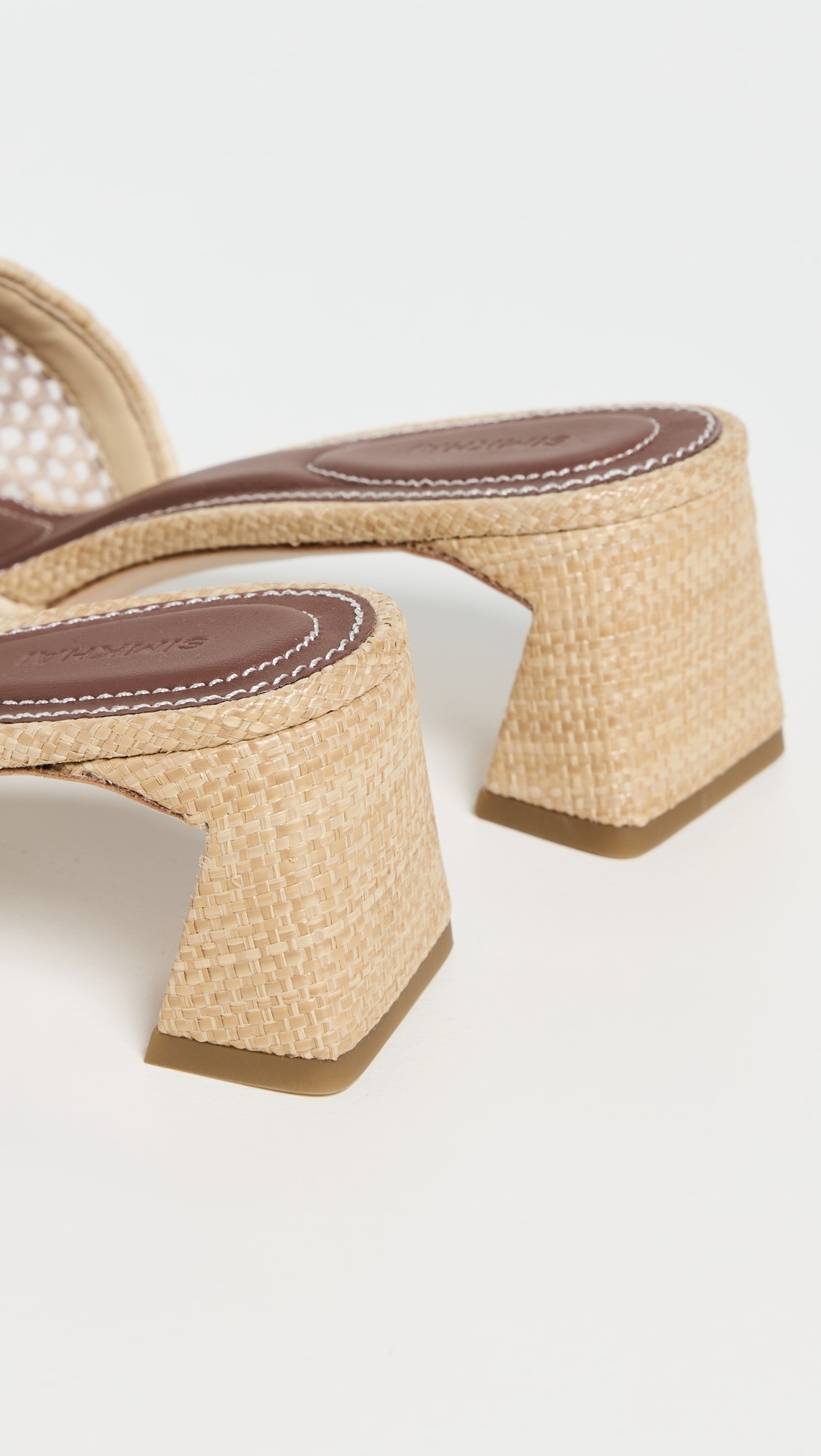Sydney Raffia Block Heel Sandals - 3