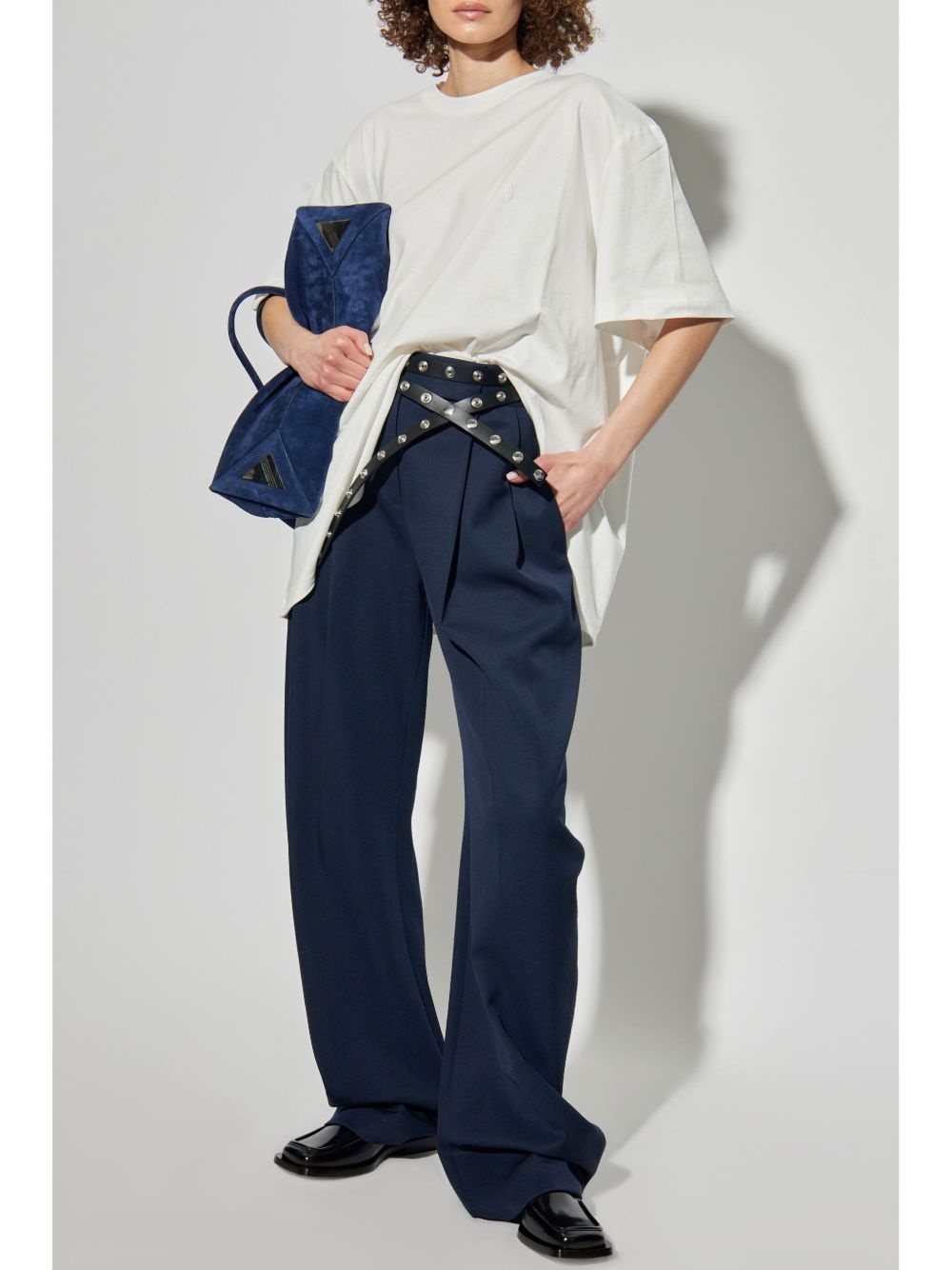 virgin-wool palazzo pants - 2