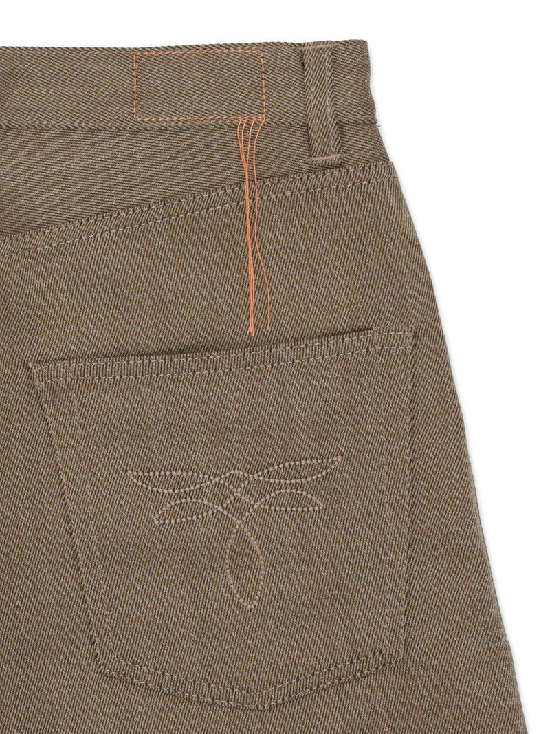 wide leg embroidered palazzo trousers 4