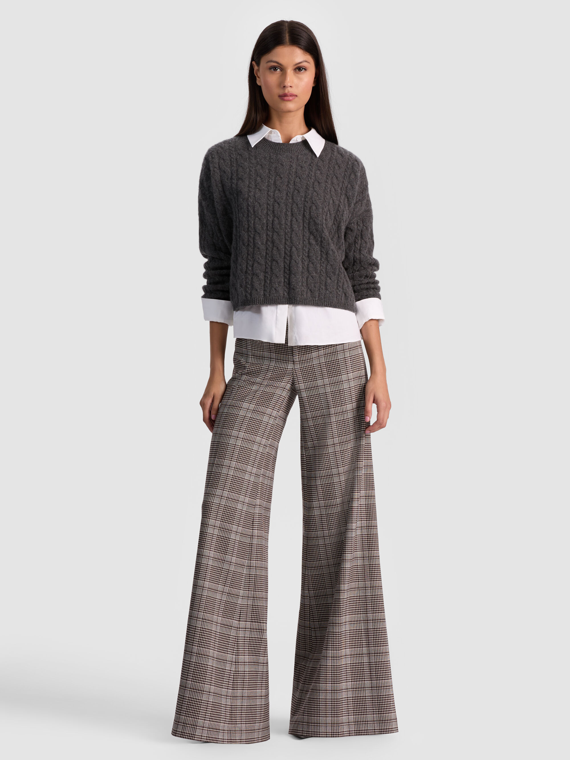 CECILIE CASHMERE CABLEKNIT PULLOVER - 3