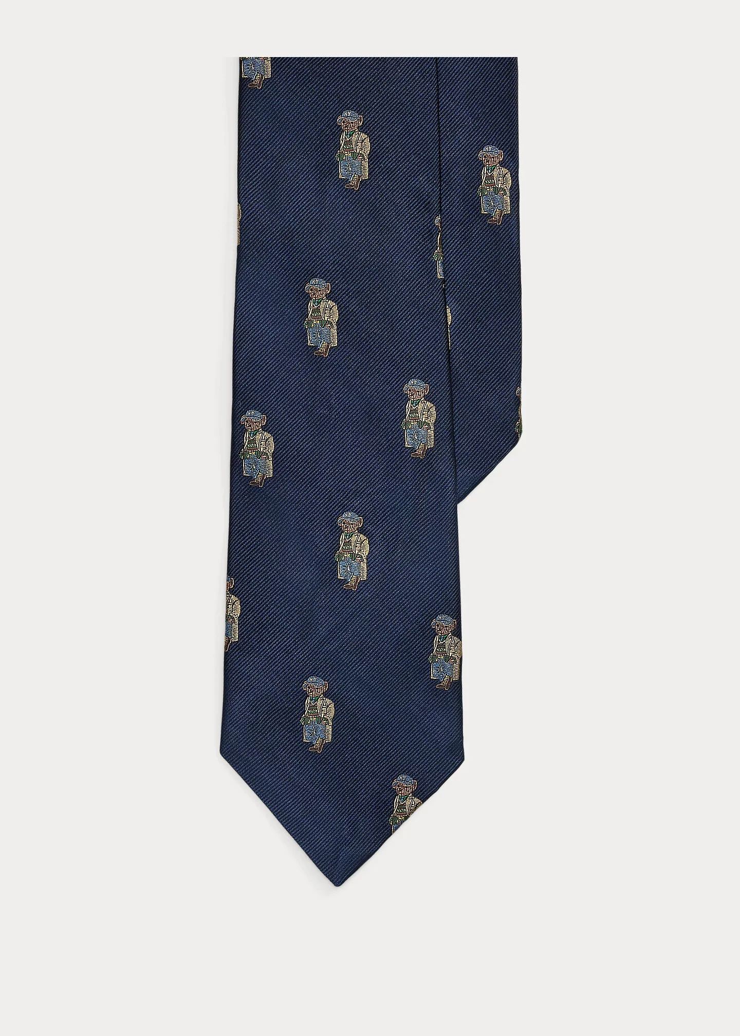 Polo Bear Silk Repp Tie - 1