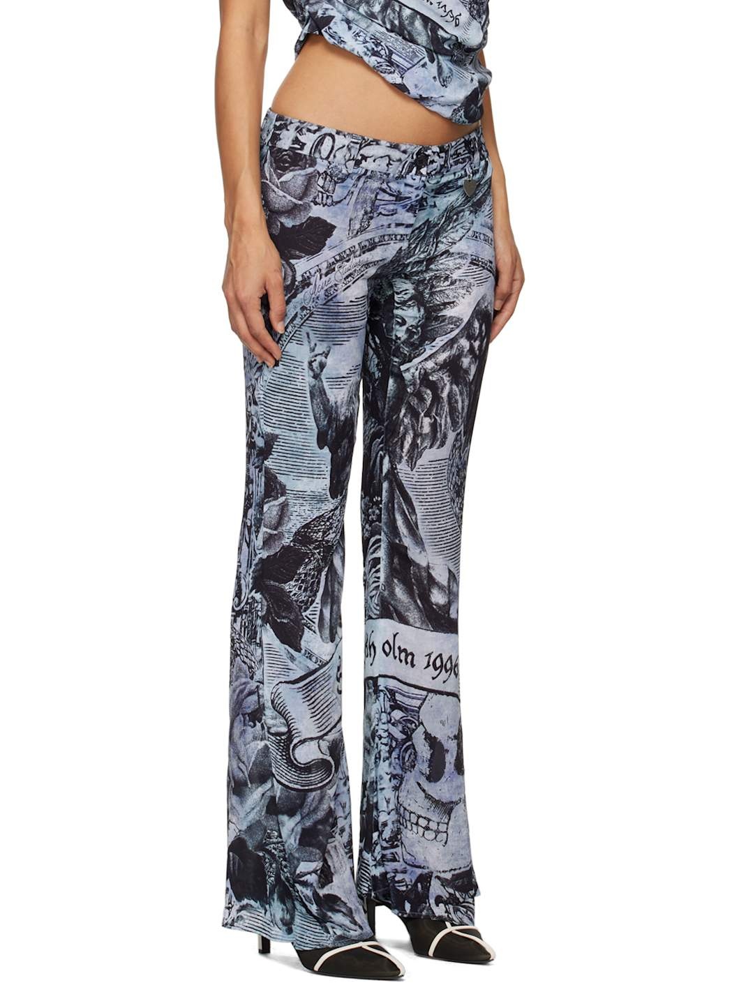 Multicolor Printed Trousers - 2