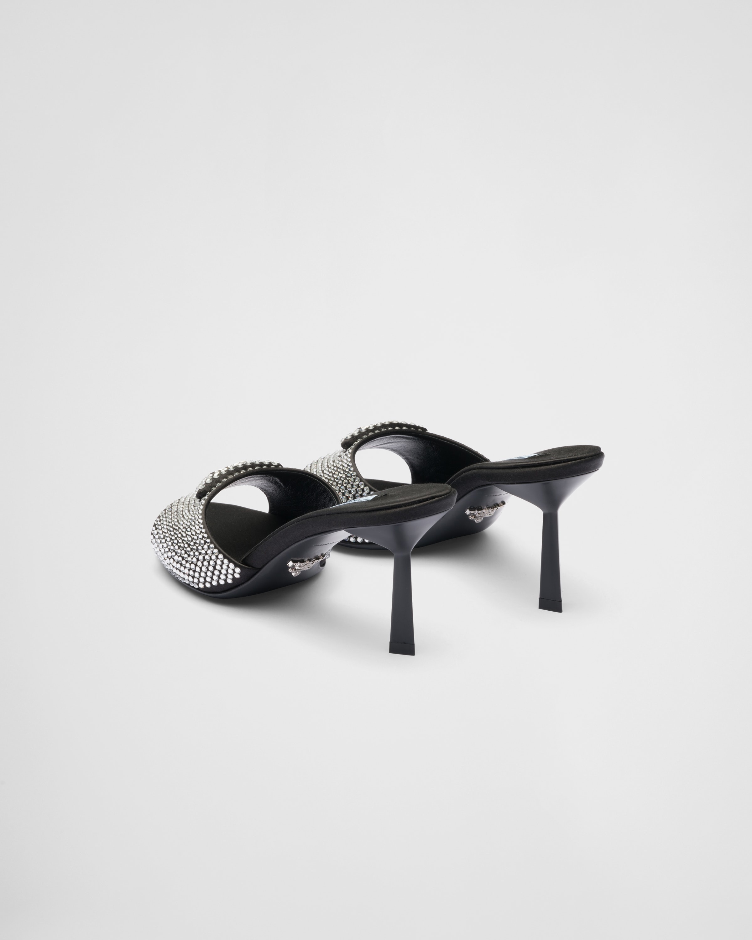 Satin slides with crystals - 5