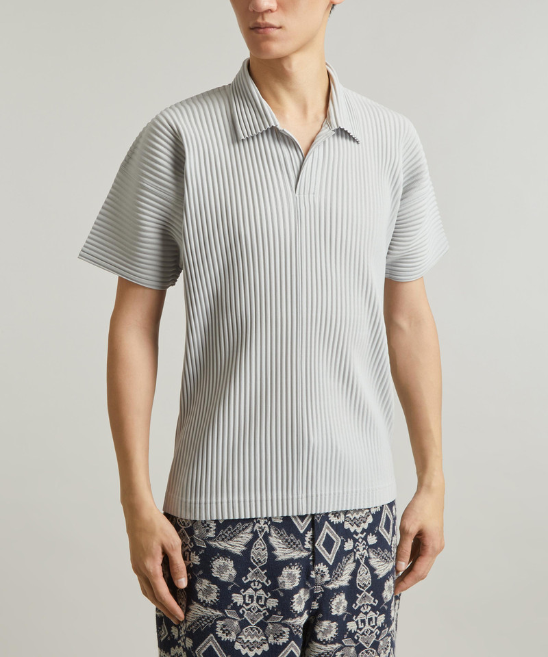 ISSEY MIYAKE 섹시한 폴로 셔츠 outlook