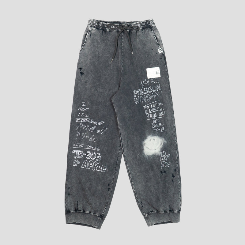 DISTRESSED SWEAT PANTS 1