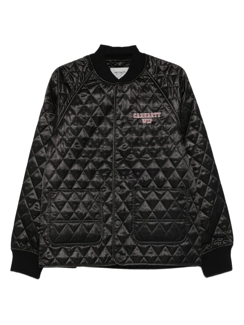 quilted satin jacket 1