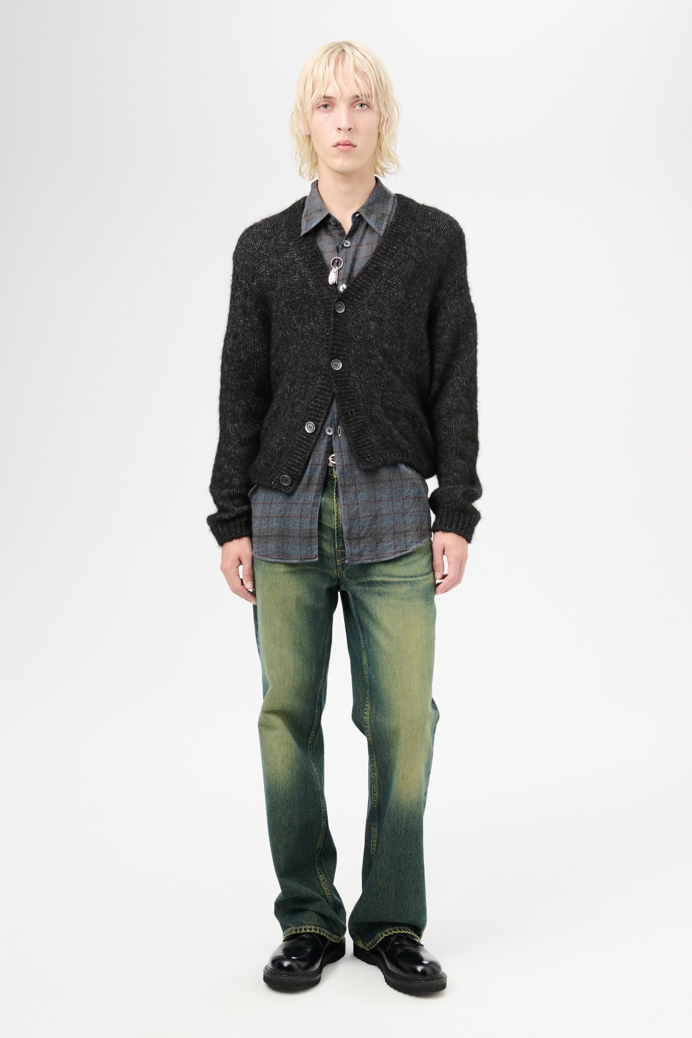 Academy Cardigan Pepe Nero Airy Alpaca - 2