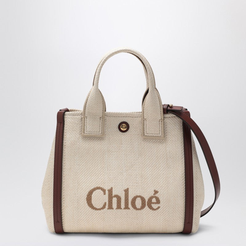 Chloé Small Chloã&Copy; Carry Tote Bag In Sand Colour Women - 1